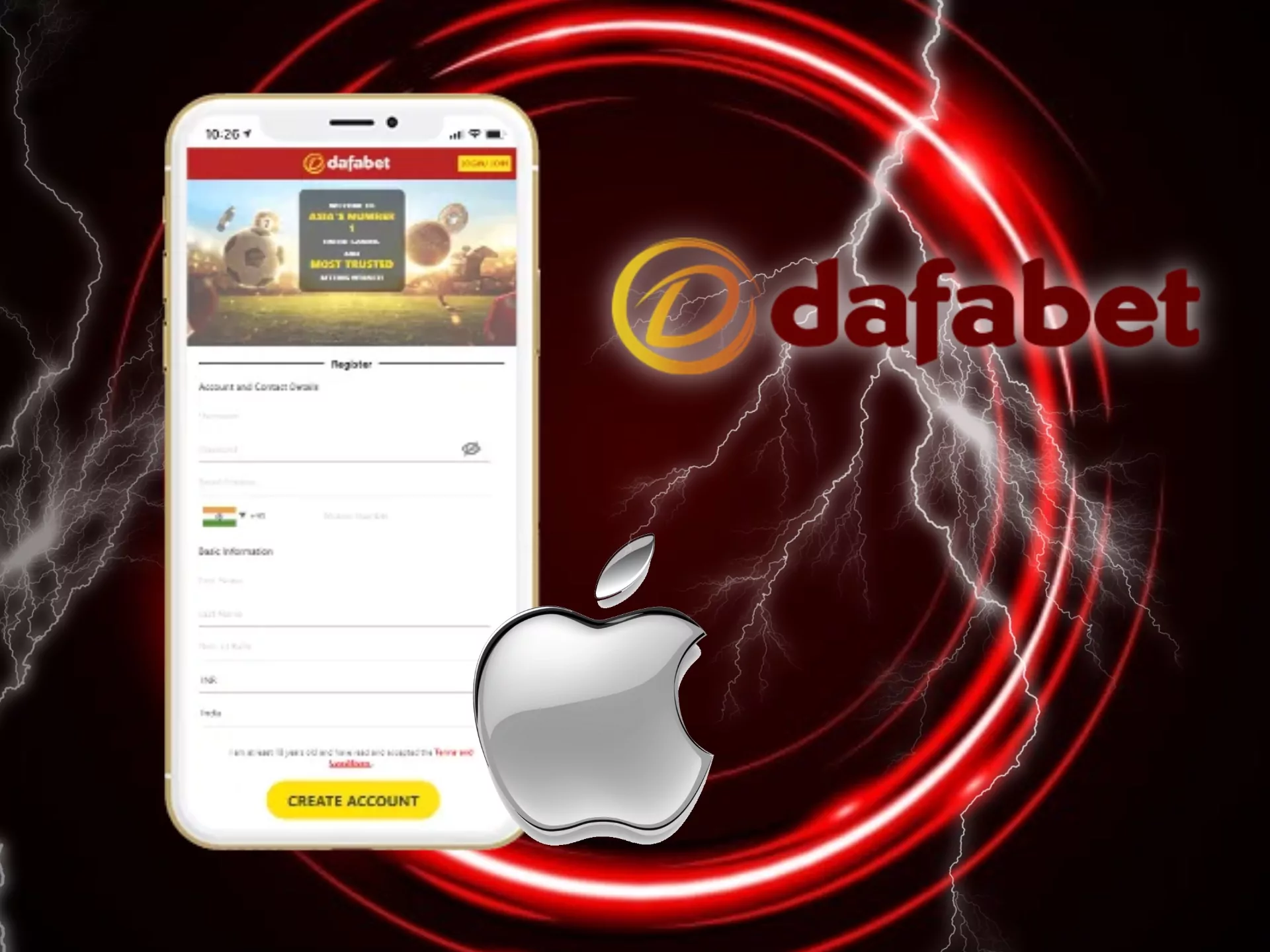 Dafabet app for iOS is a convenient way to place bets on cricket.