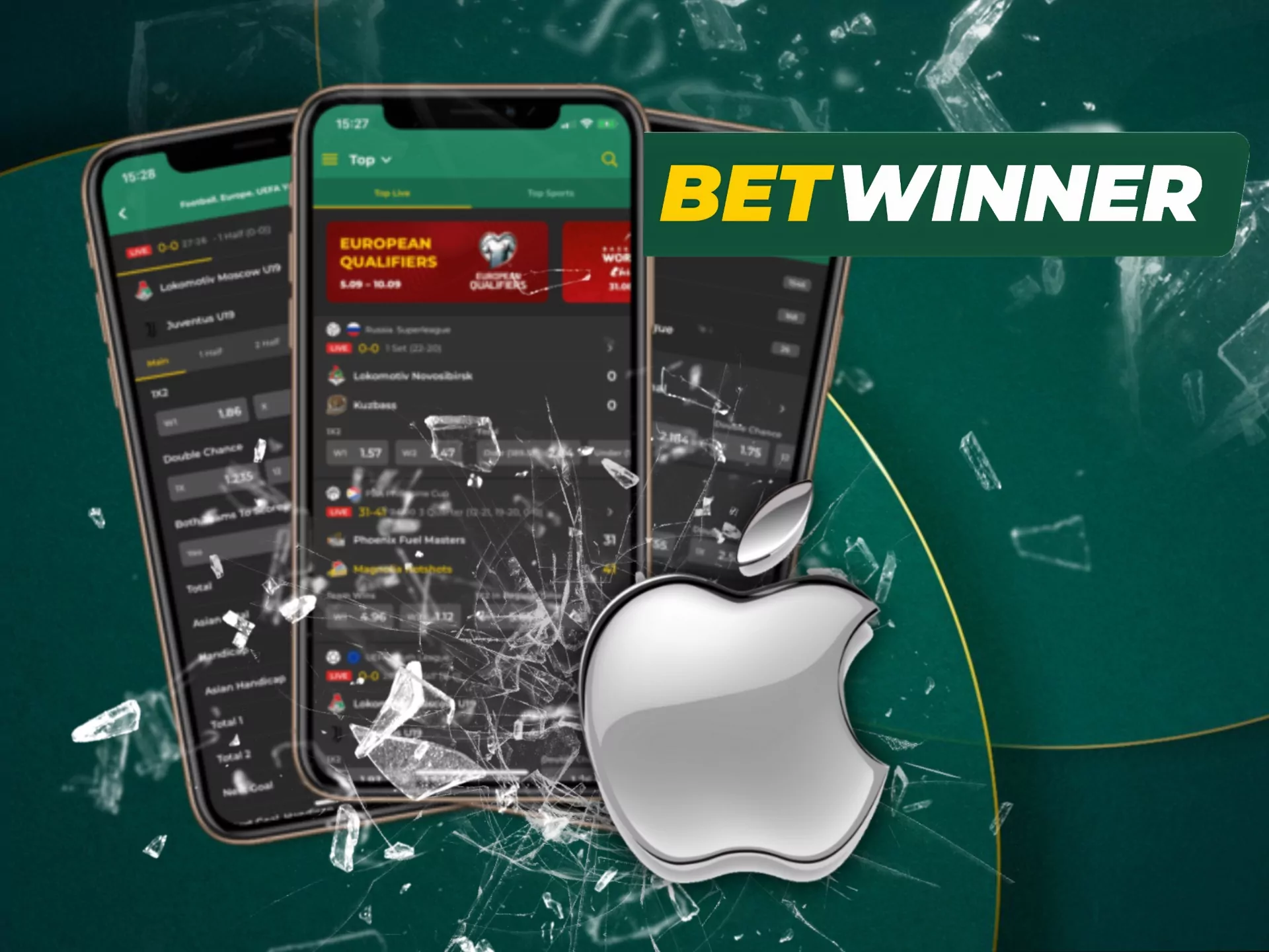 iPhone owners can use the Betwinner iOS app for betting online.
