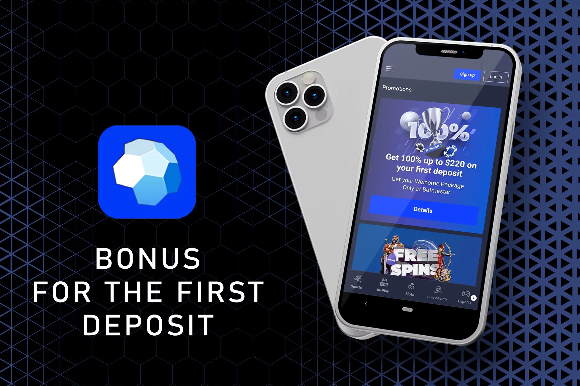 Top up your betting account to get the first deposit welcome bonus from the bookmaker.