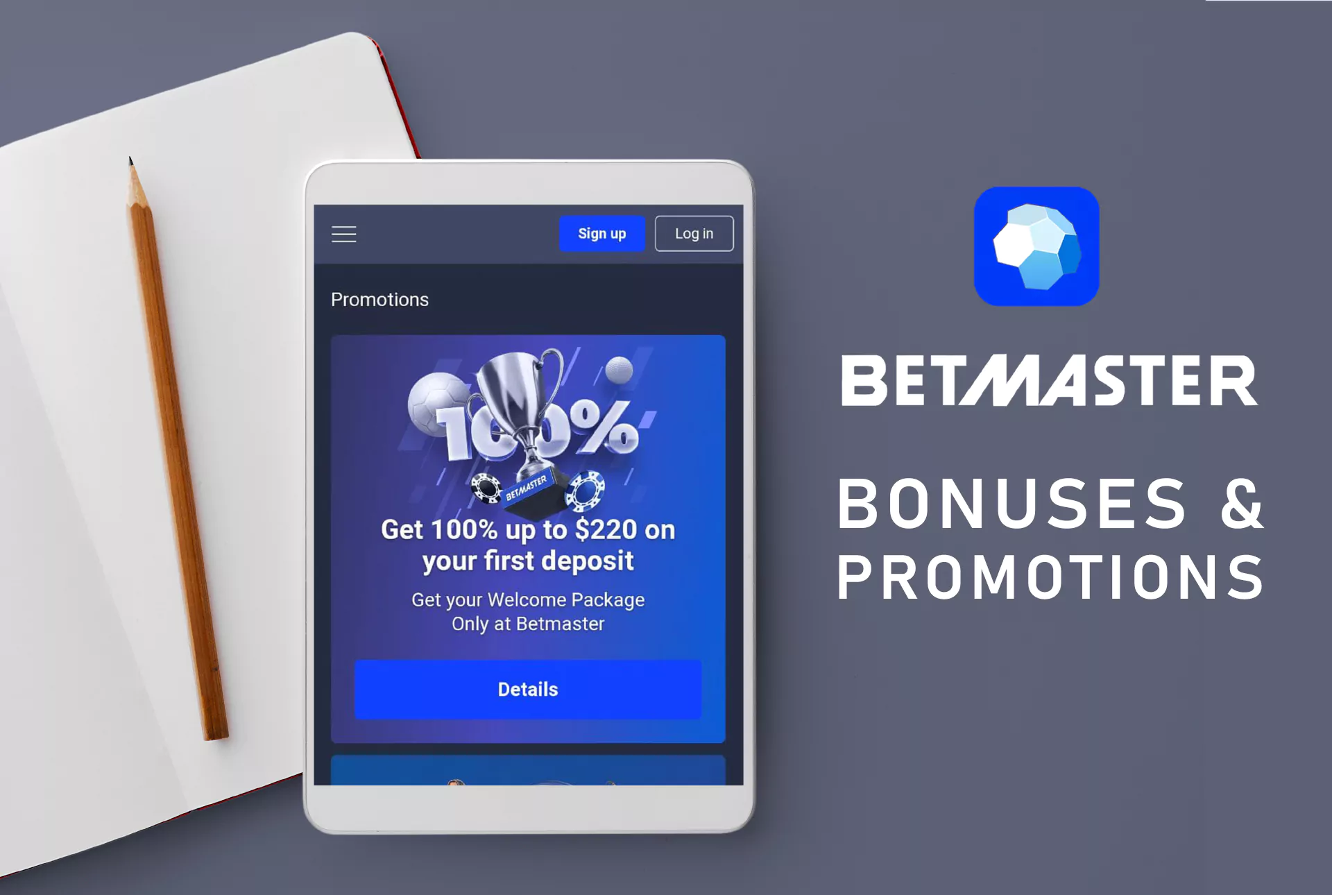 The bookmaker presents bonuses and starts promotions among its users.