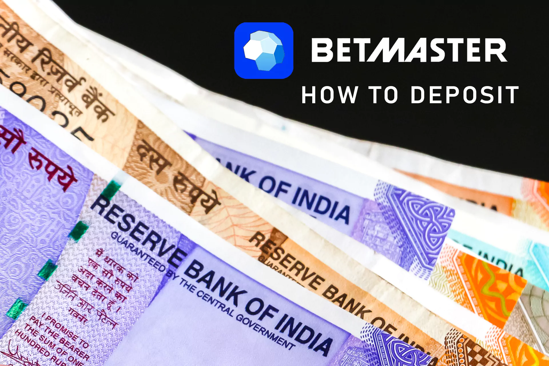 The next step after registration and verification is topping up your betting account.