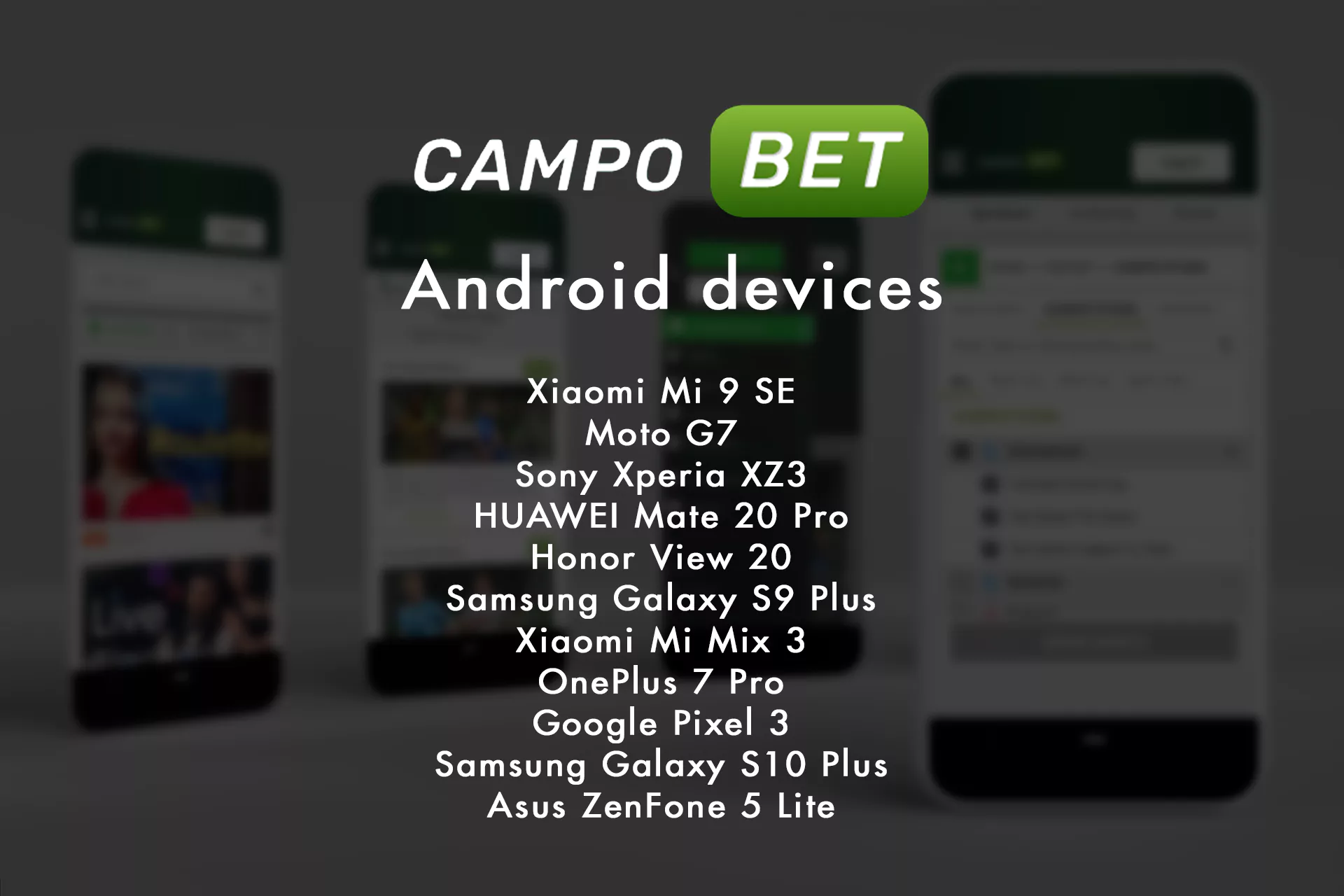 The Android app could be installed on this list of devices and many others.