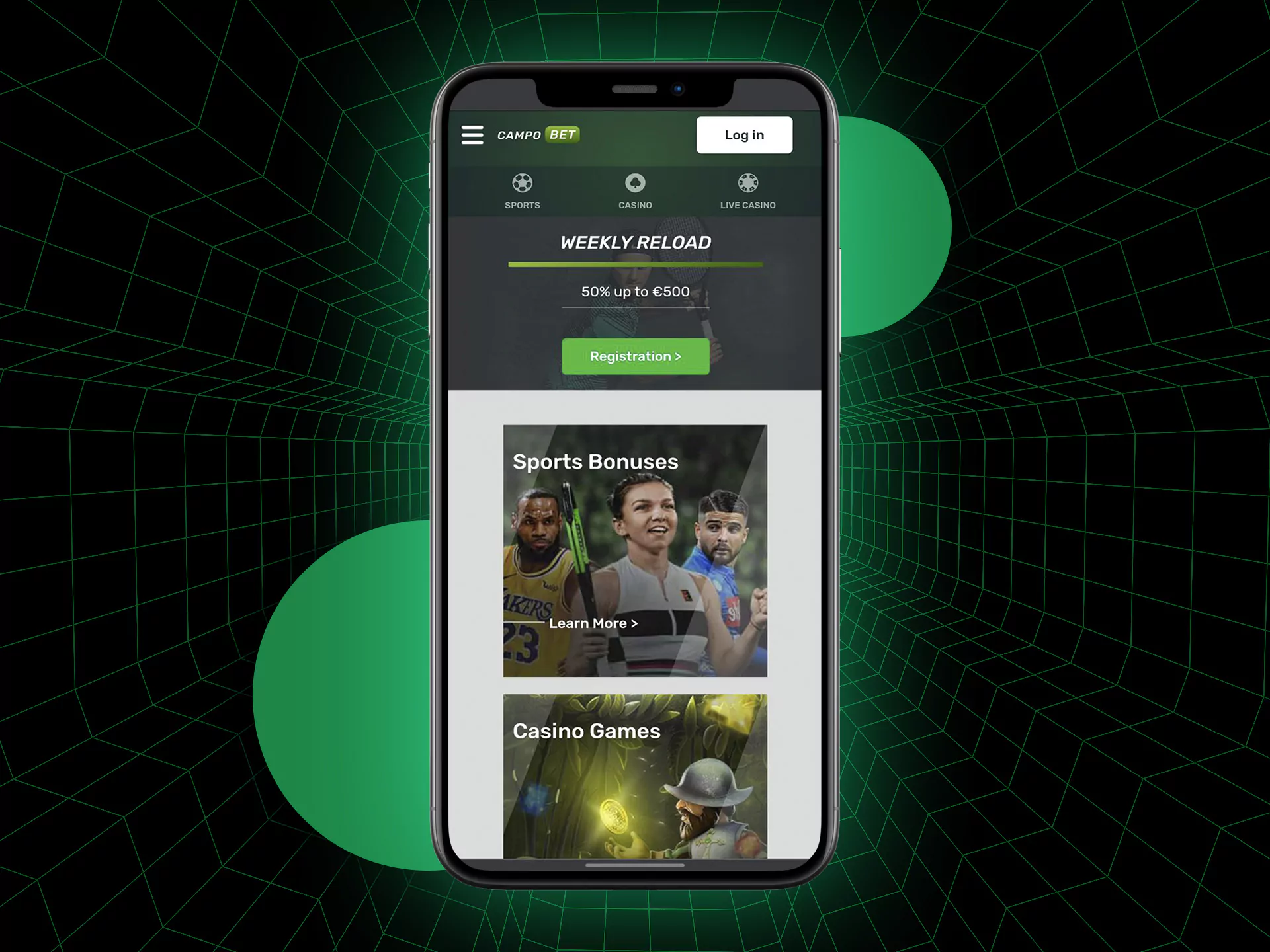 The Campobet app helps those users who want to bet from anywhere.