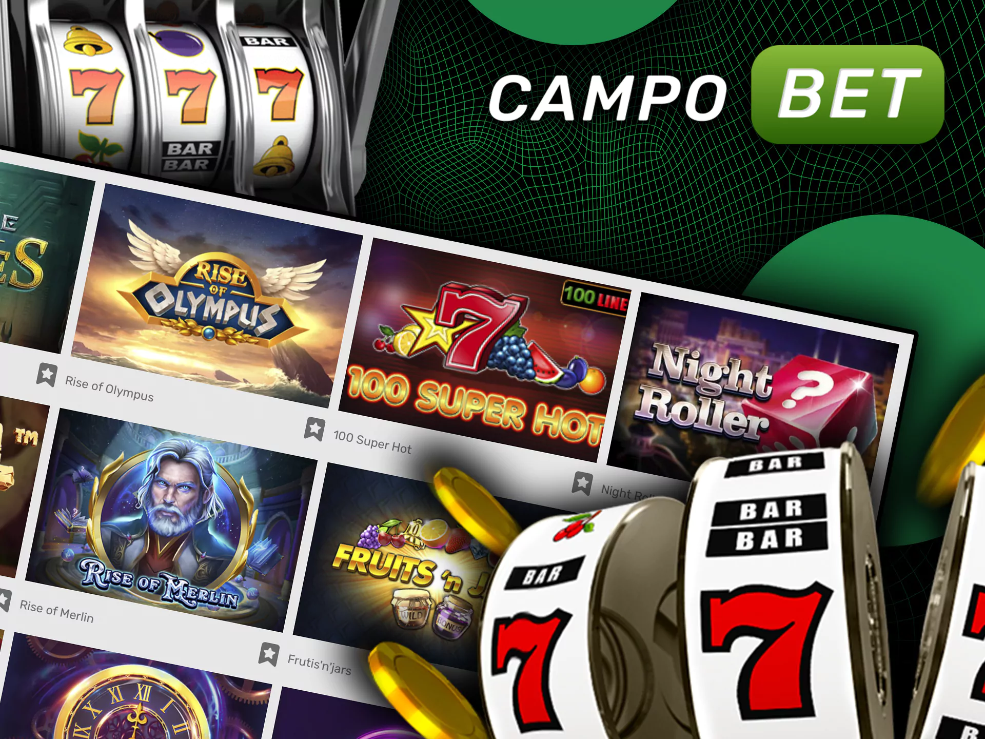 There are over a thousand slots on Campobet.