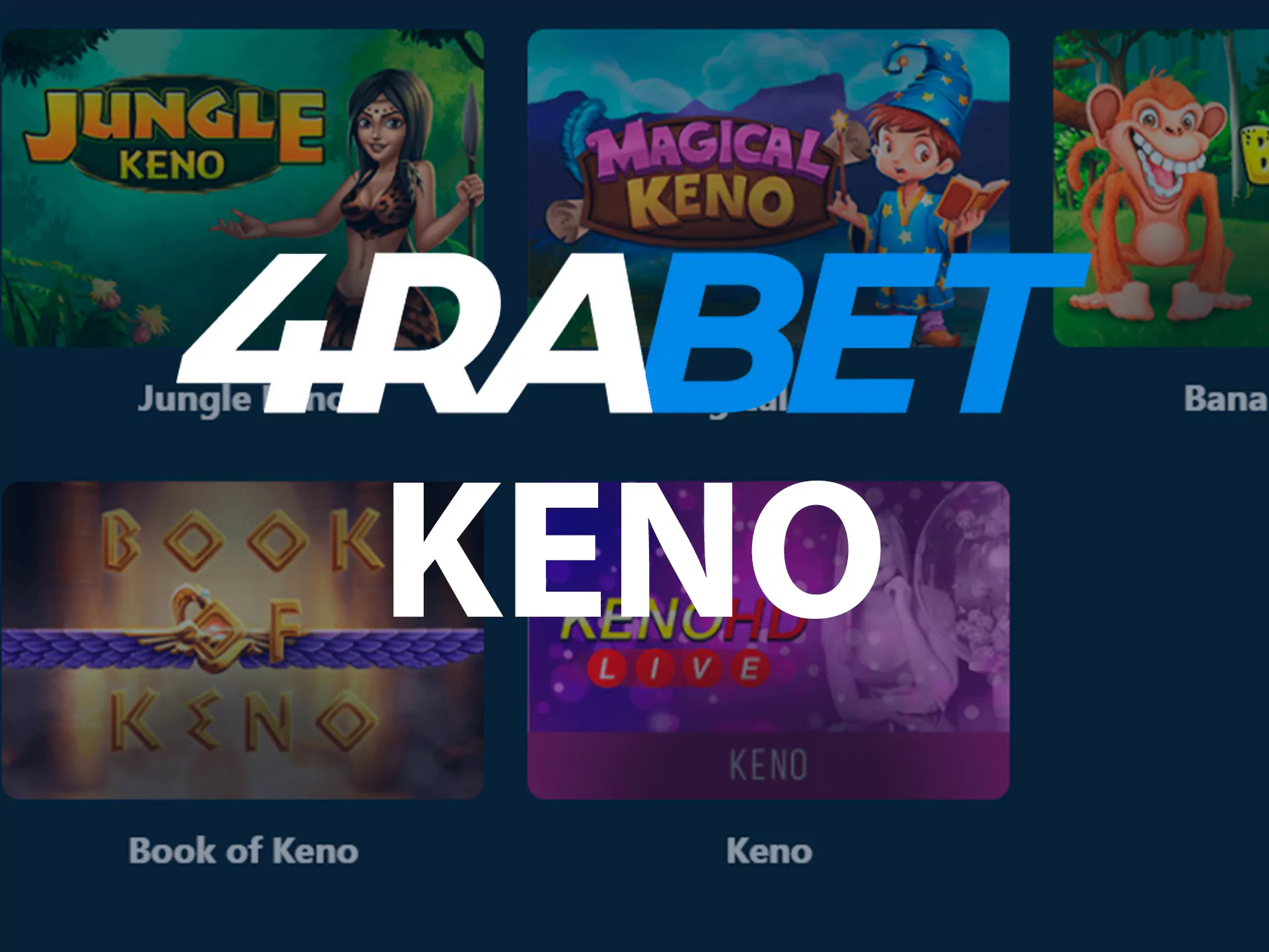 Play Keno via browser version or the mobile app.
