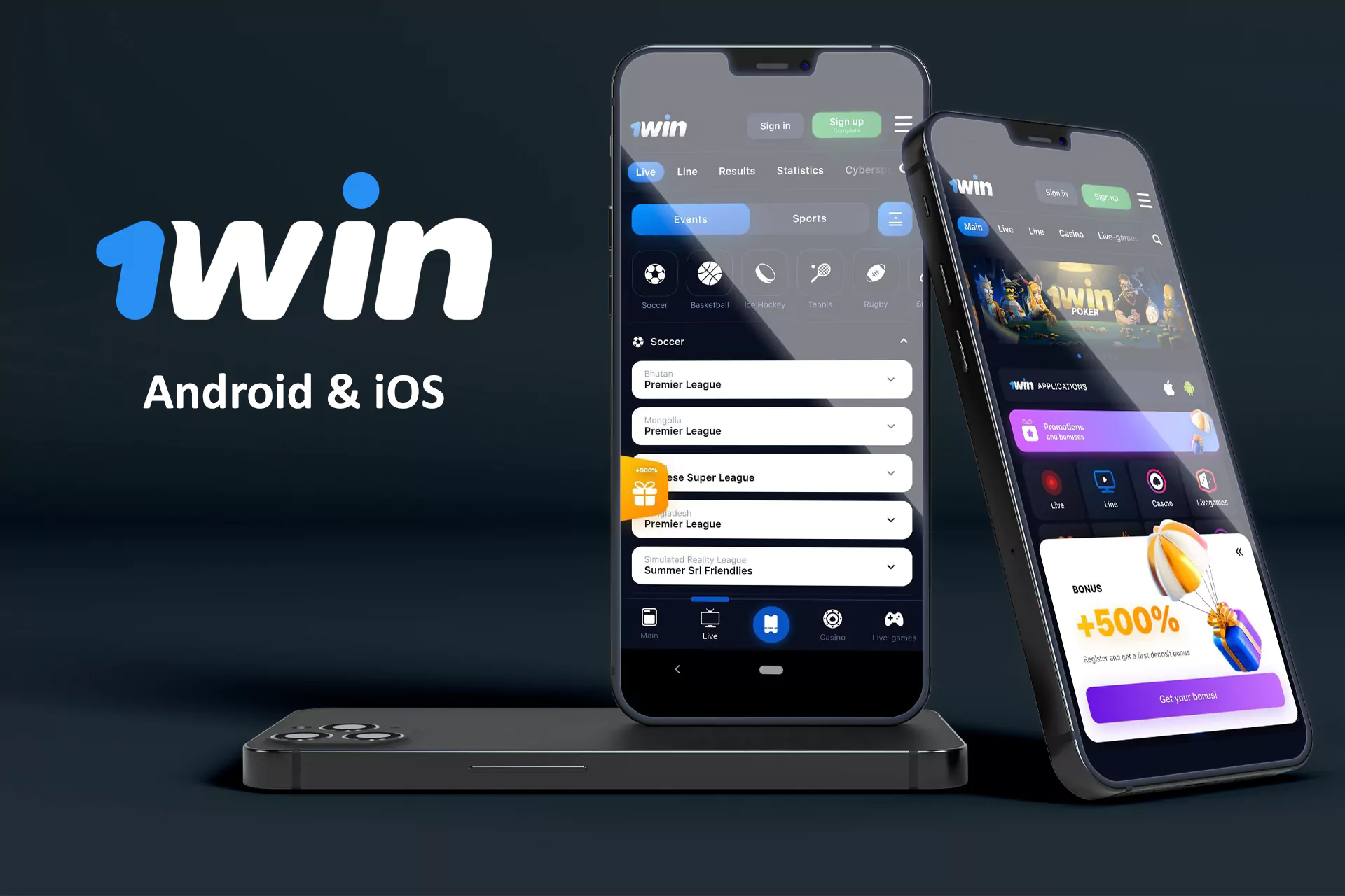 1Win also has mobile apps for Android and iOS cell phones for online cricket betting or for betting on any other sport.