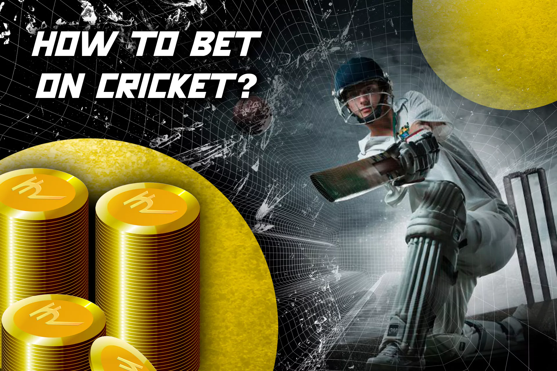 Follow our instructions in order to place your first bet on cricket.
