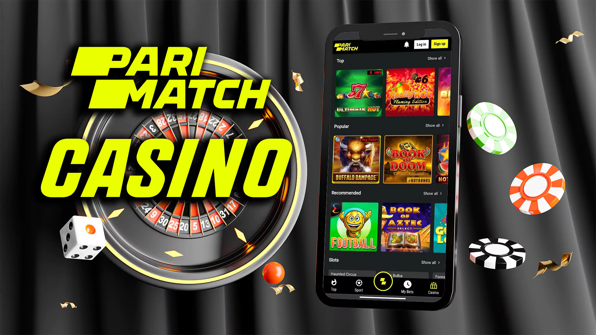 At Parimatch Casino App you can find the most popular casino games and take a little break from cricket betting.
