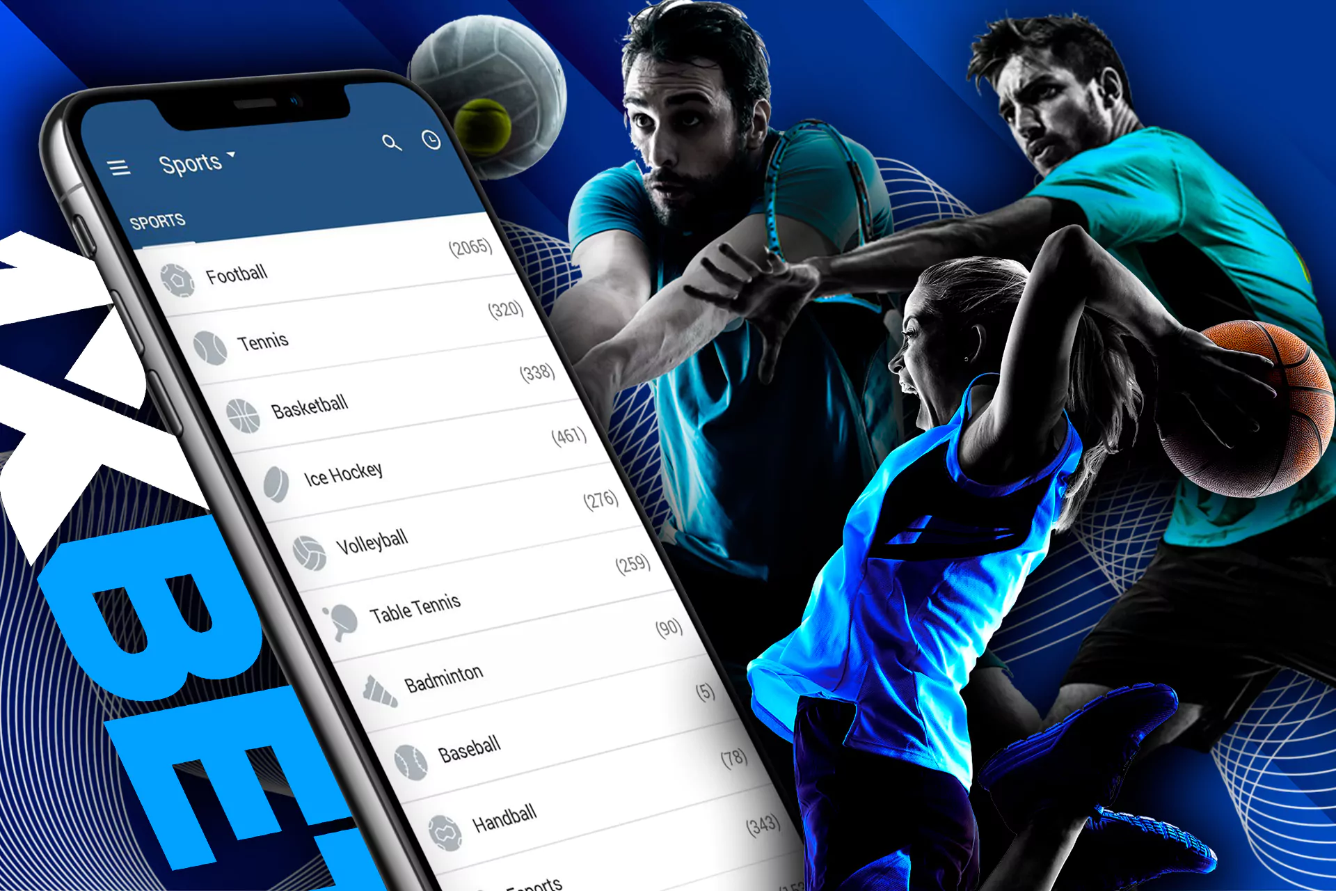 There are almost all the popular sports disciplines in the 1xBet sportsbook.