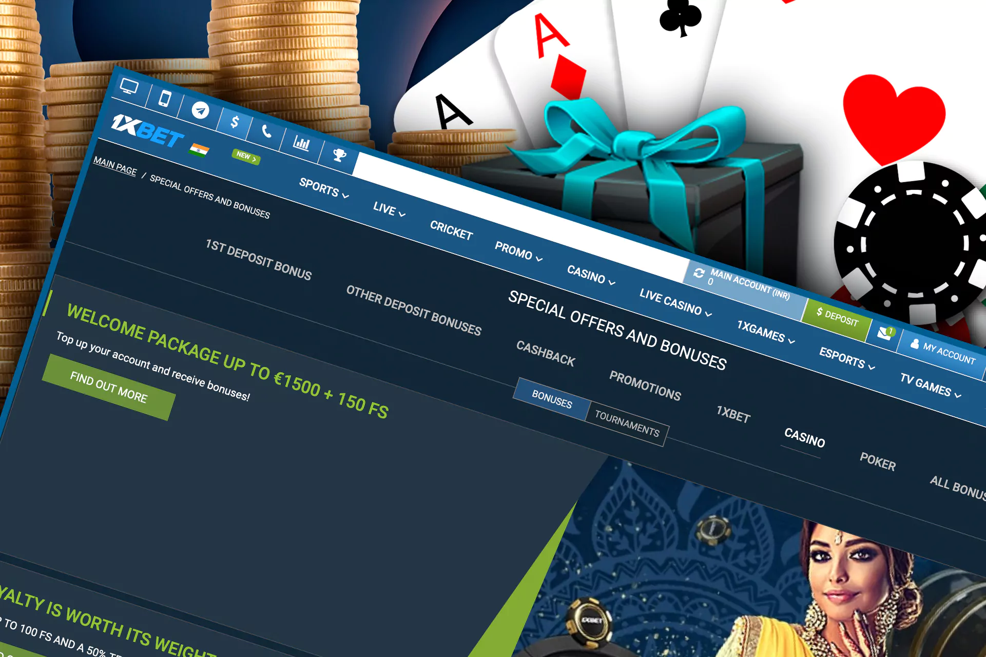 Casino bonus will help you to get recognized with the online casino section.
