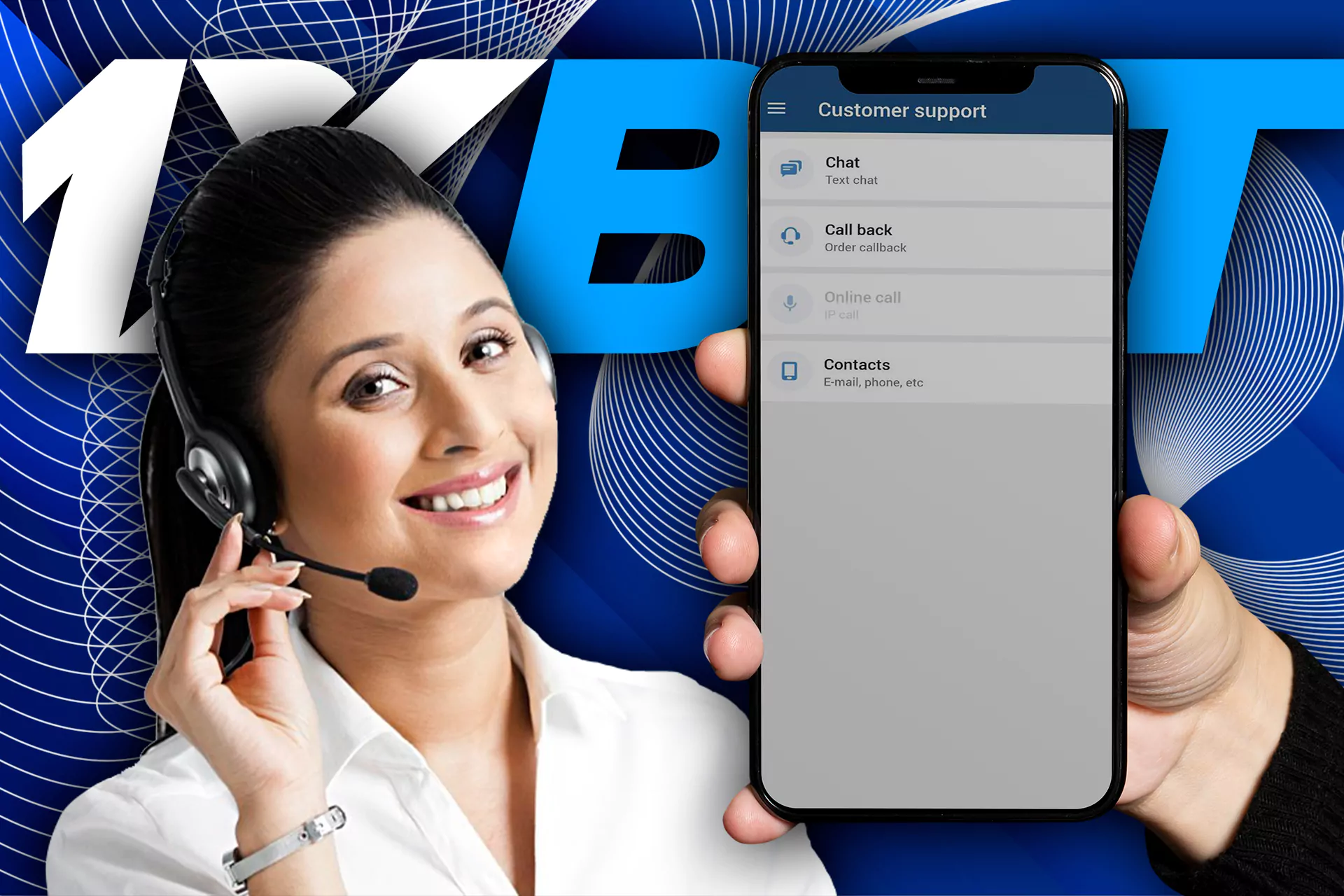 1xbet support team is there for you for 24/7.
