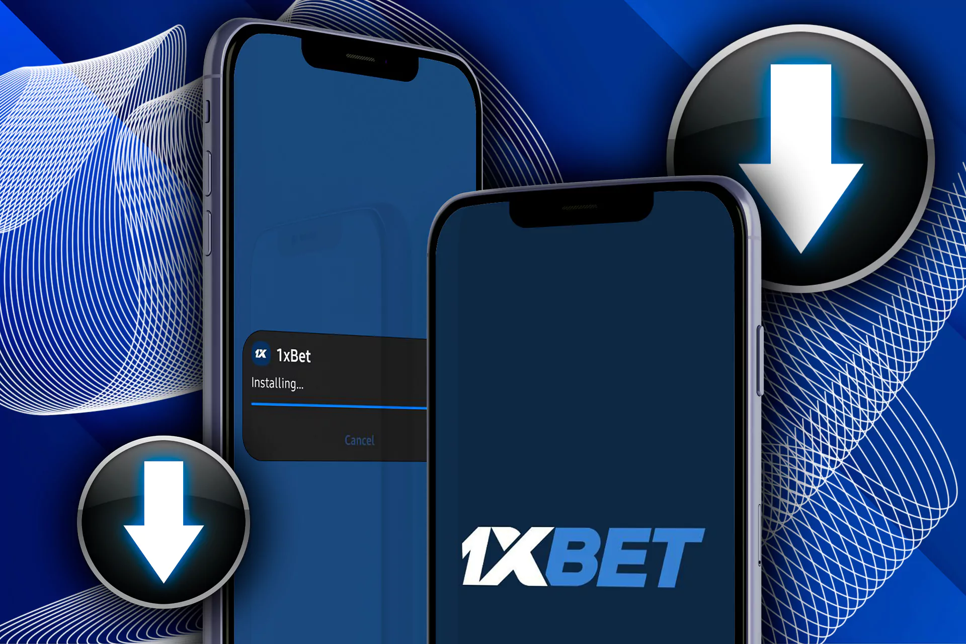Download and install the 1xBet app on your iPhone or iPad.