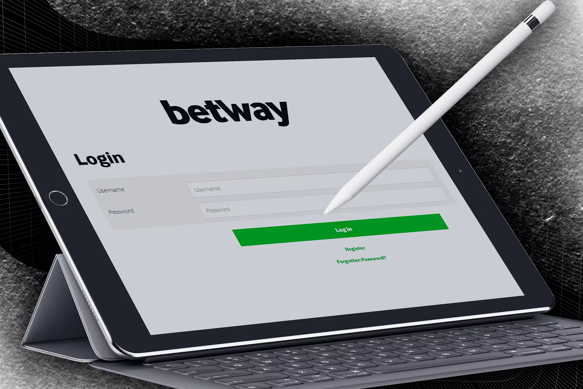 Log in to your Betway account to start betting,