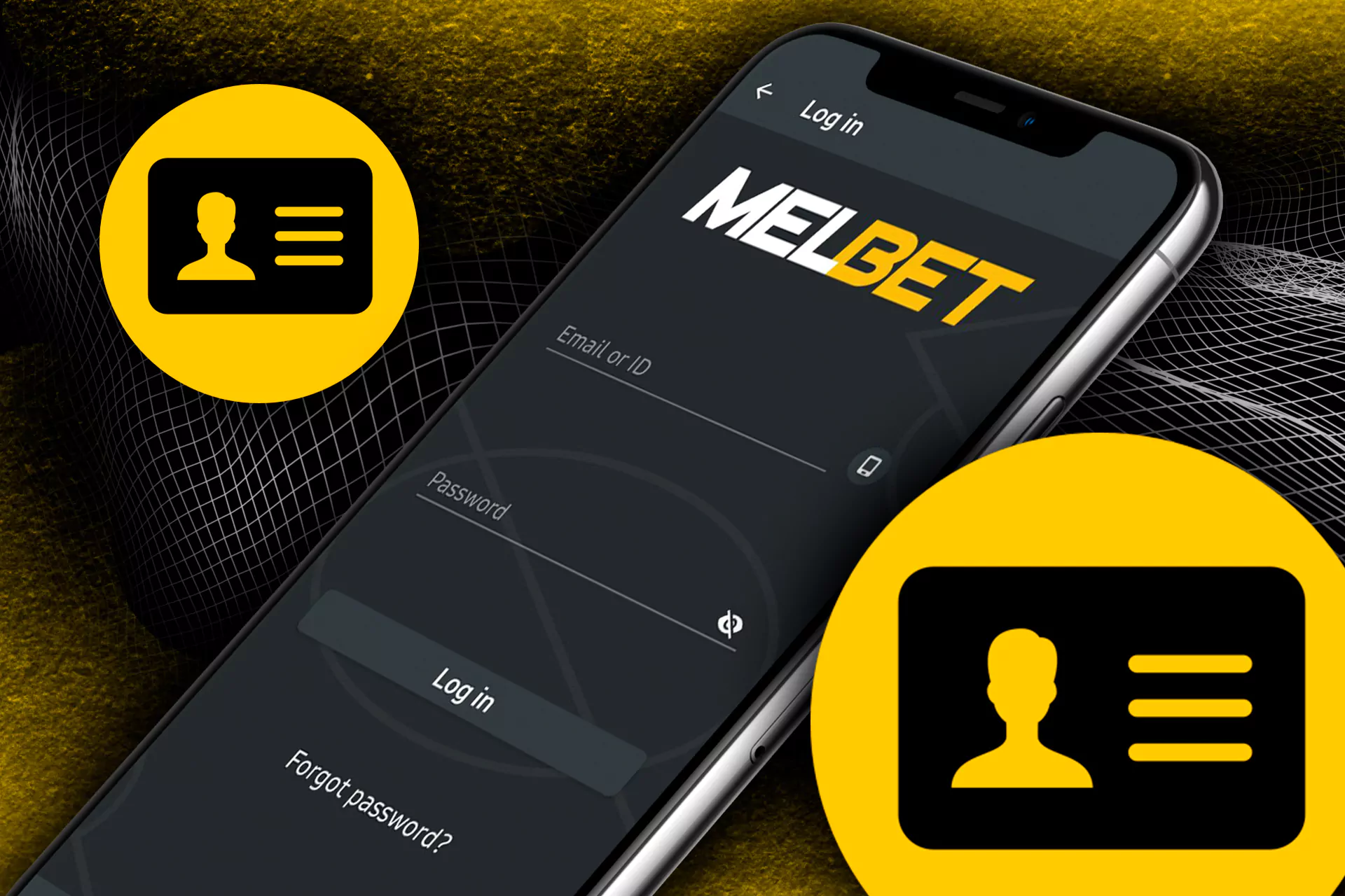 Log in to the Melbet account using your username and password.