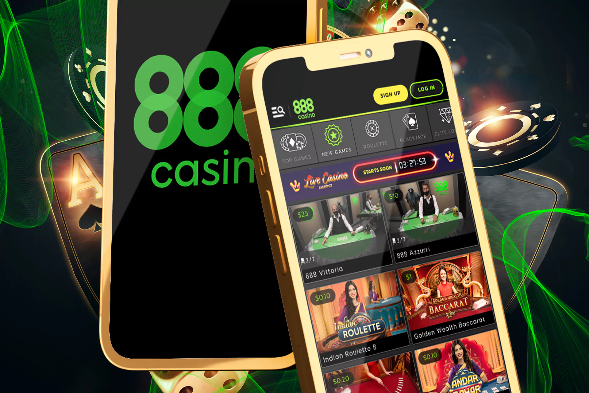 You can try nre games in the casino app.