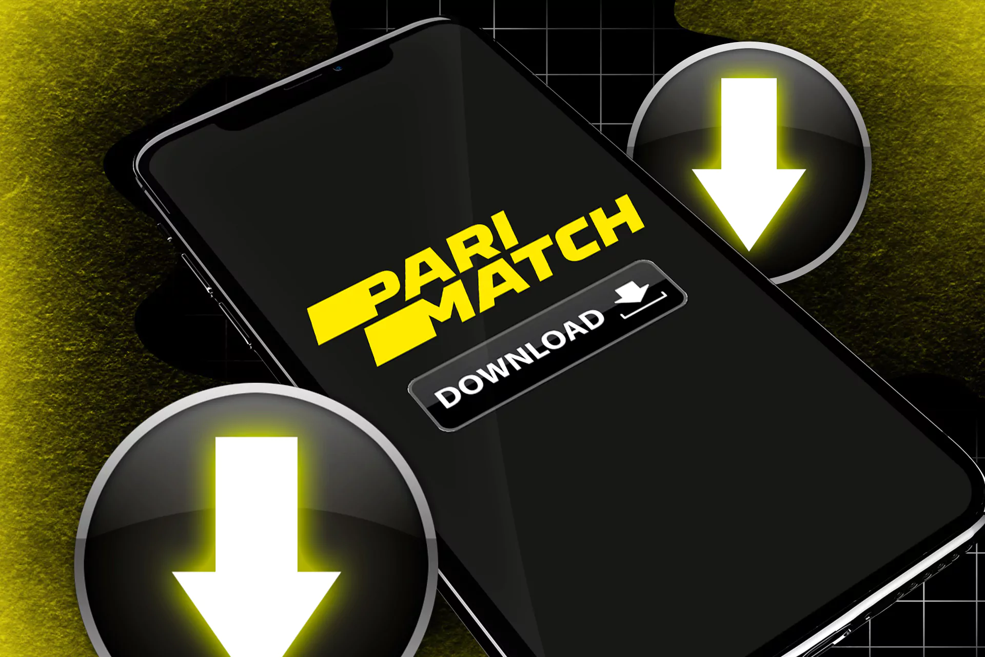 Download the Parimatch app for Android or iOS.
