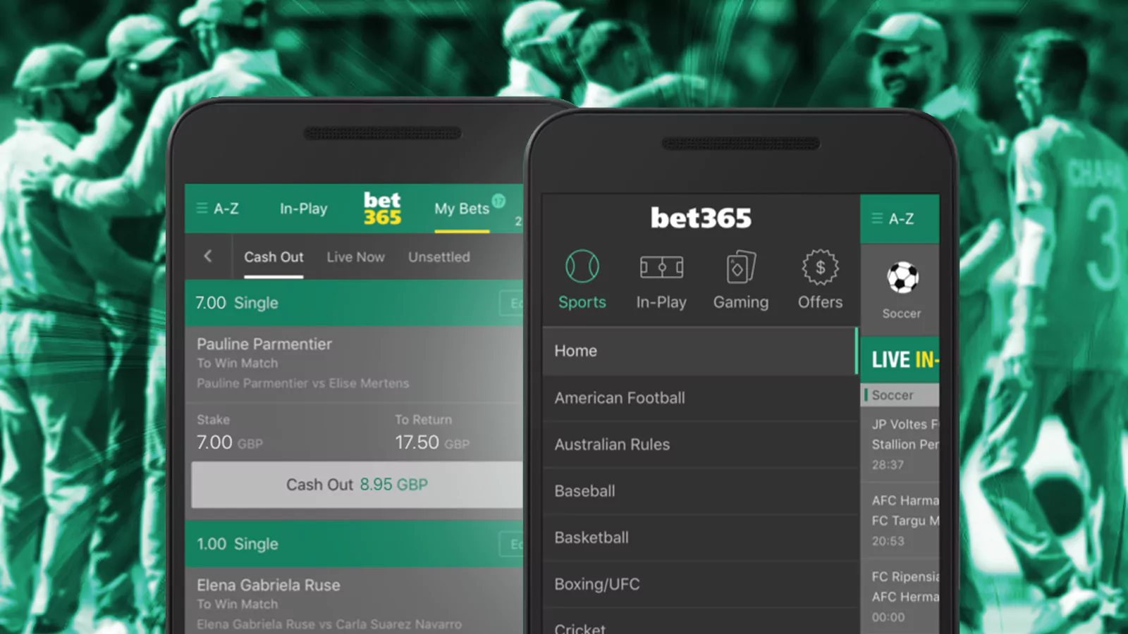 You can place bets with the help of the website or the mobile app.