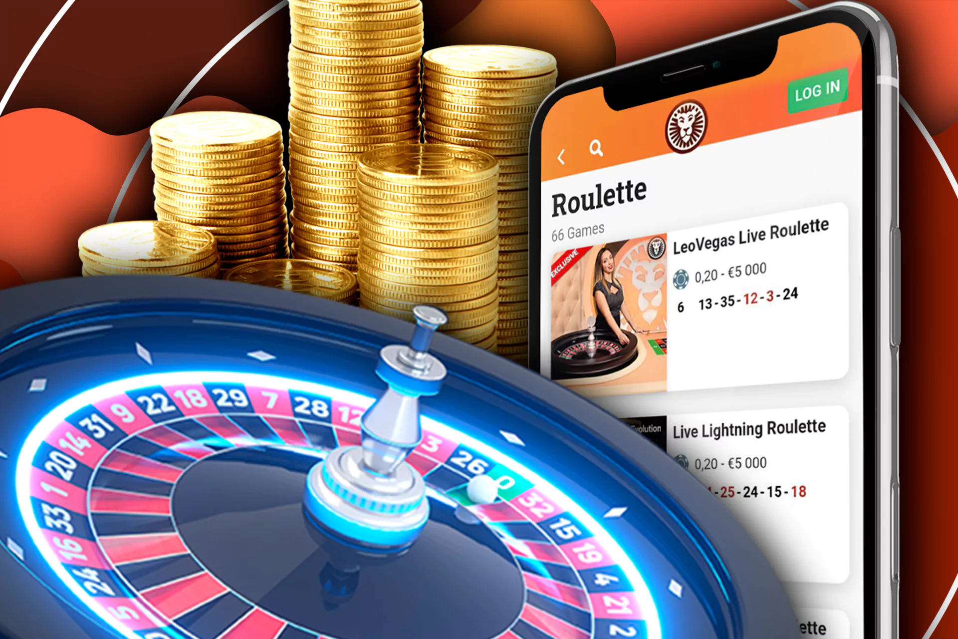 One of the most popular casino games is also available in the app.