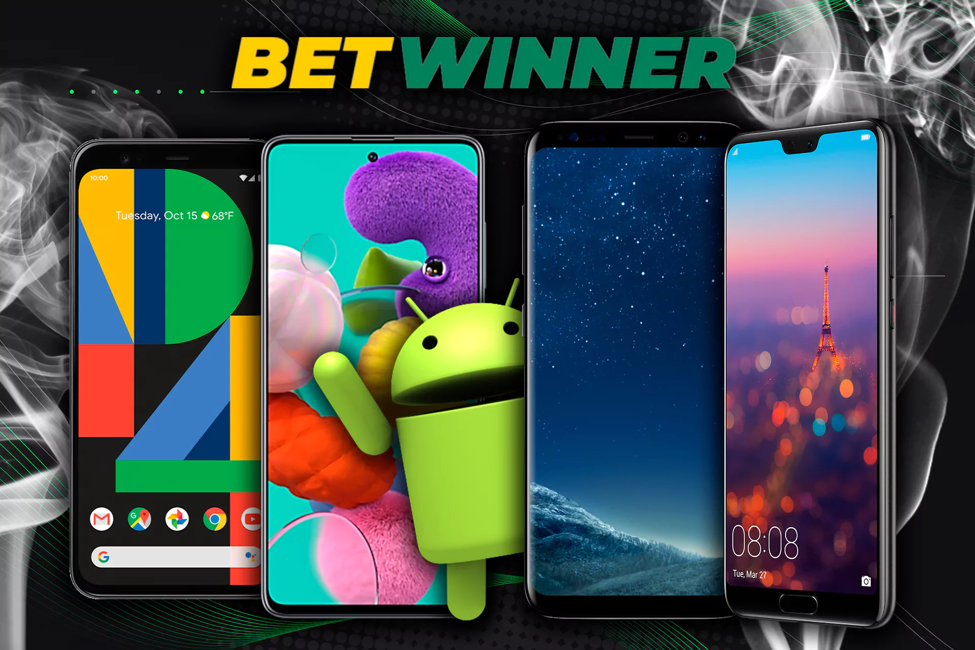 You can use any of these devices to install the Betwinner app.
