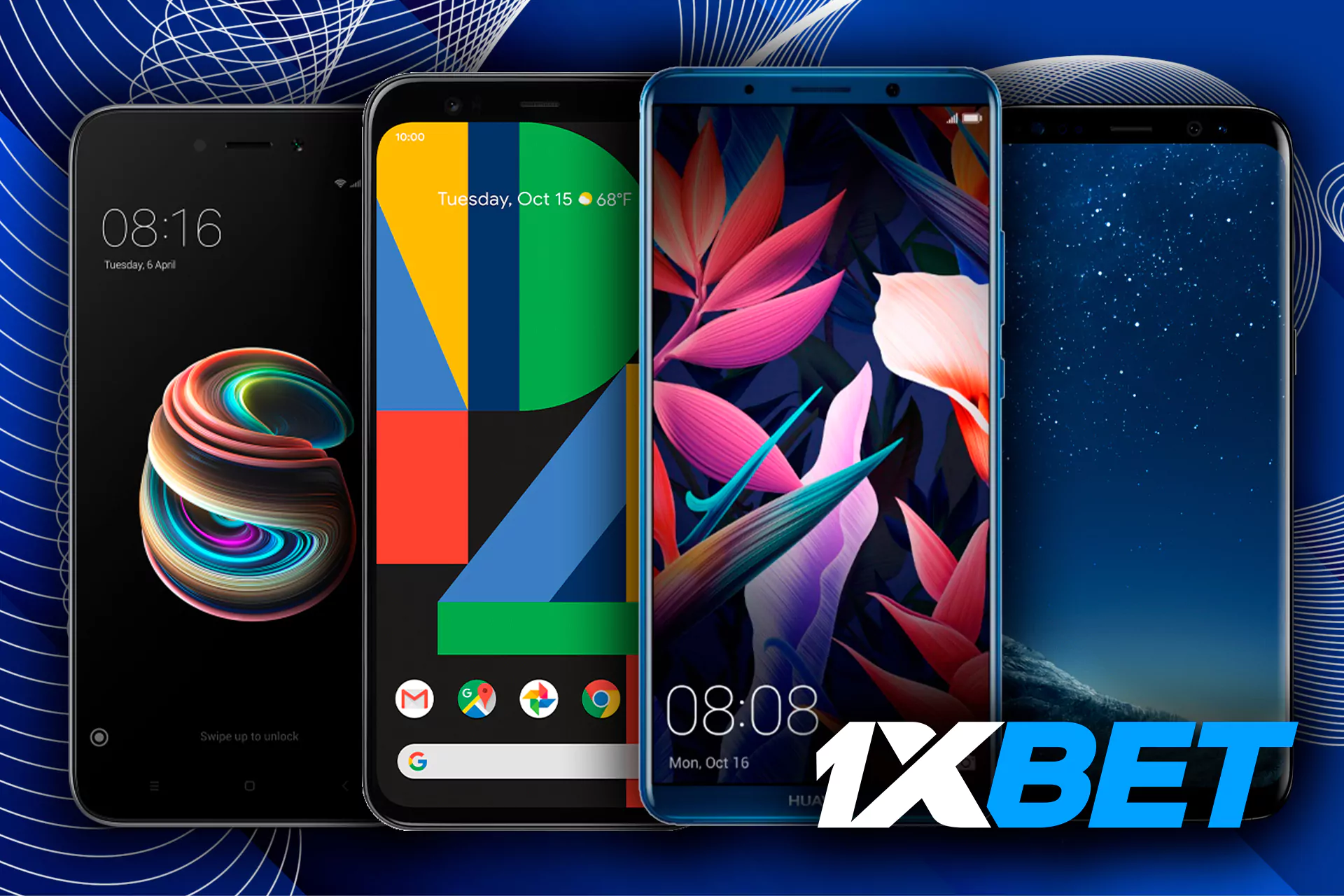 These Android devices can esily install and run the 1xbet app.
