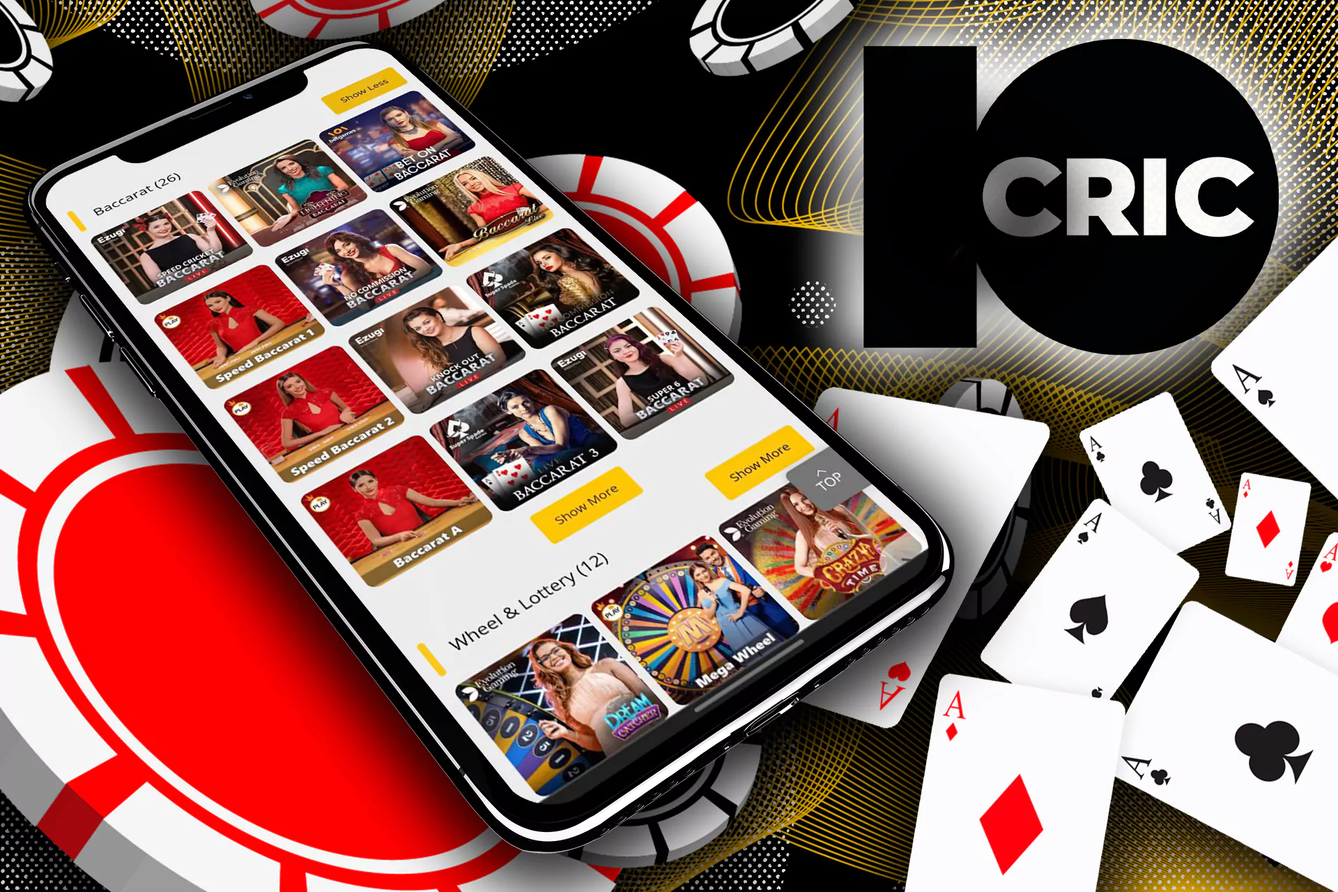 The traditional Indian card game of baccarat is also presented in the 10cric casino section.