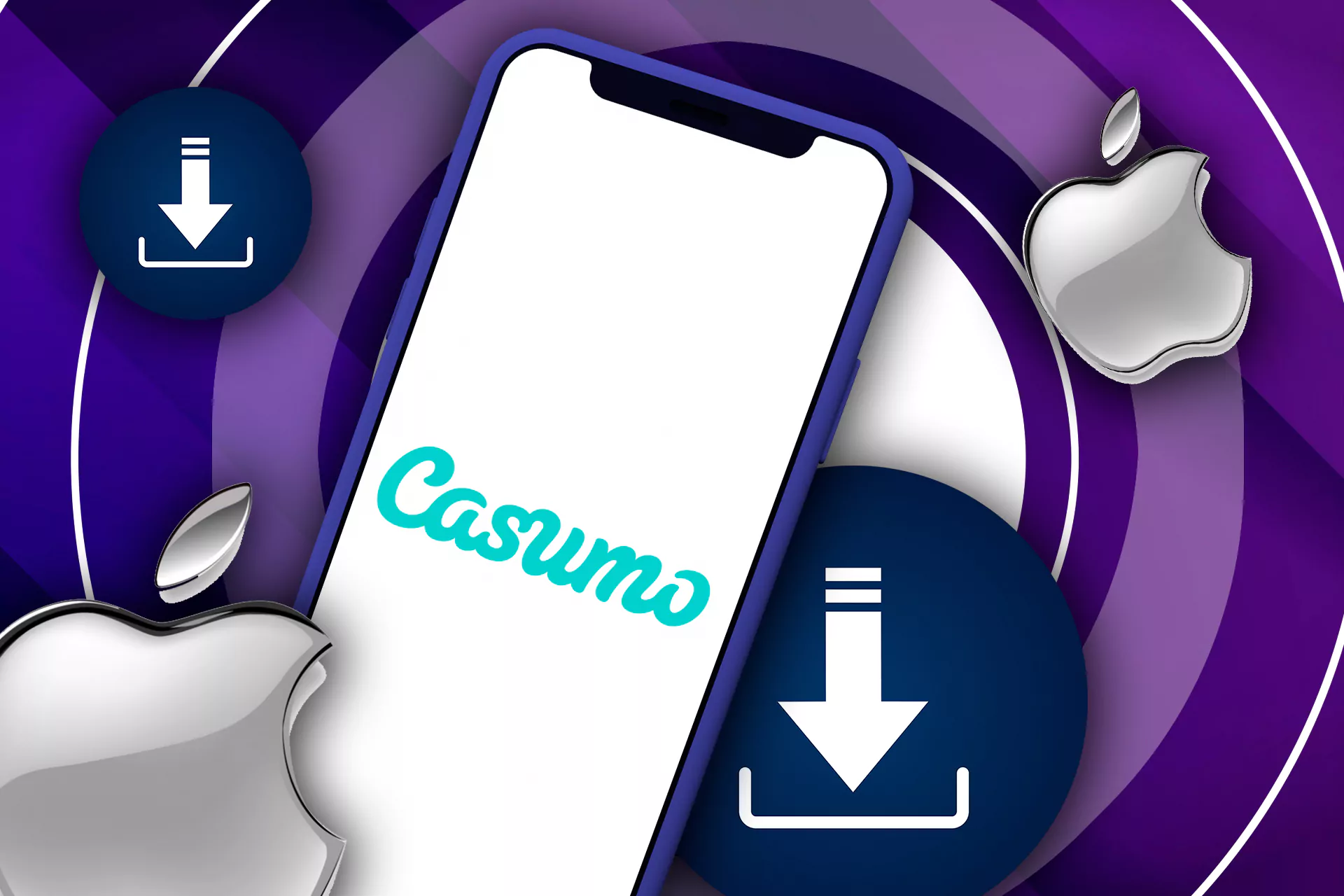 The Casumo app for iOS can be installed from the App Store.