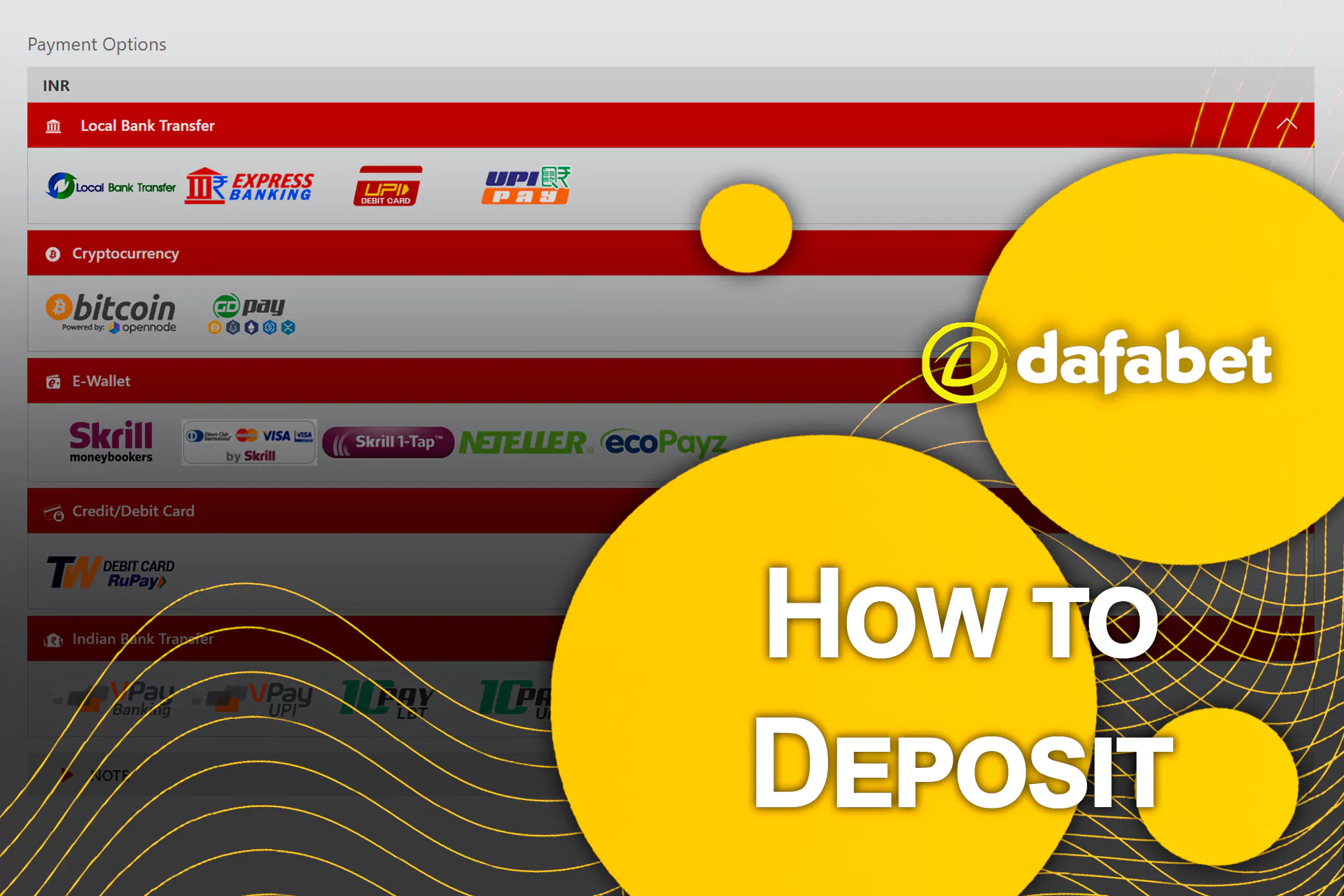 After you register and verify your account, make a deposit to have enough funds for placing bets.