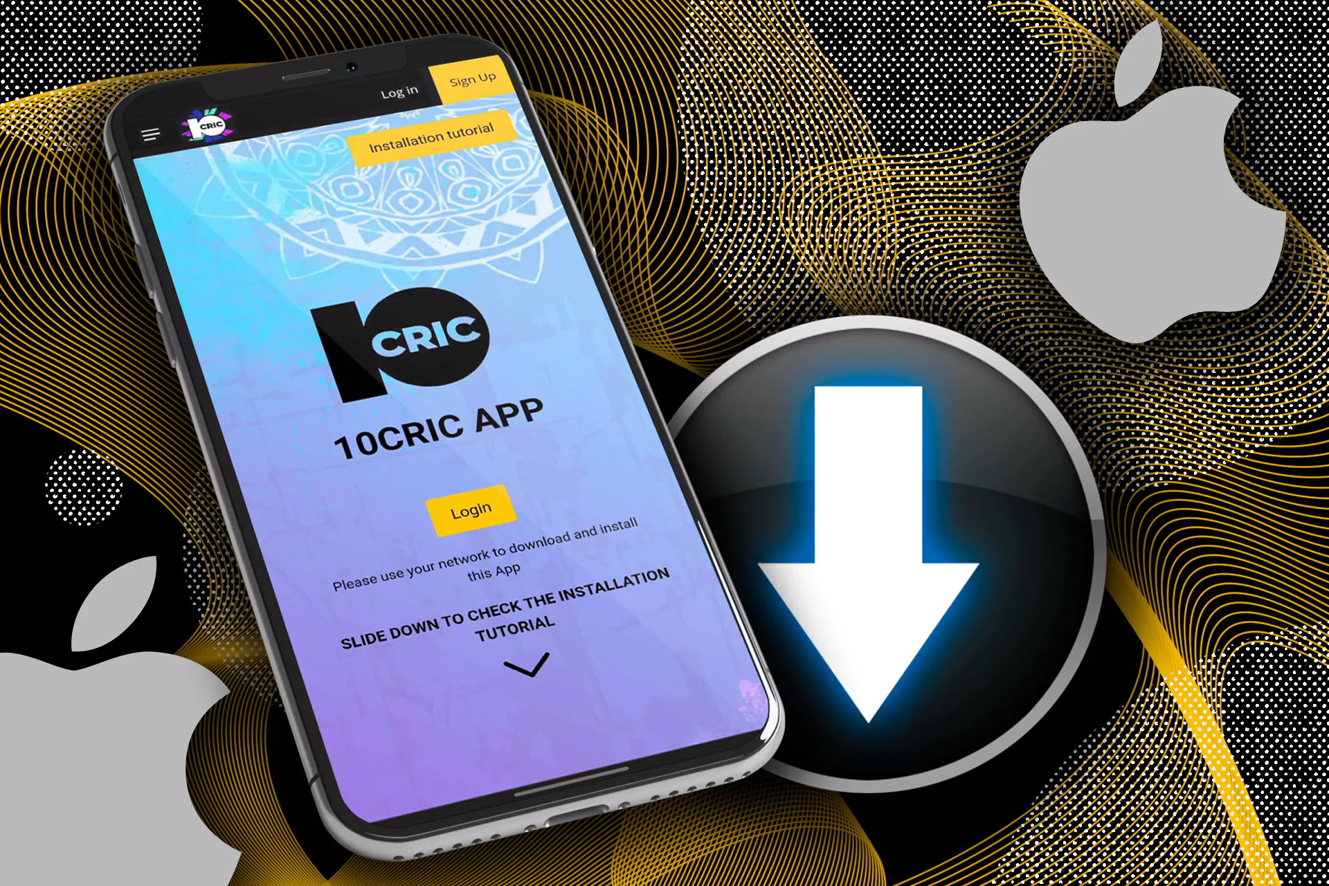 The iPhones owners also can download and install the iOS version of the 10cric app.