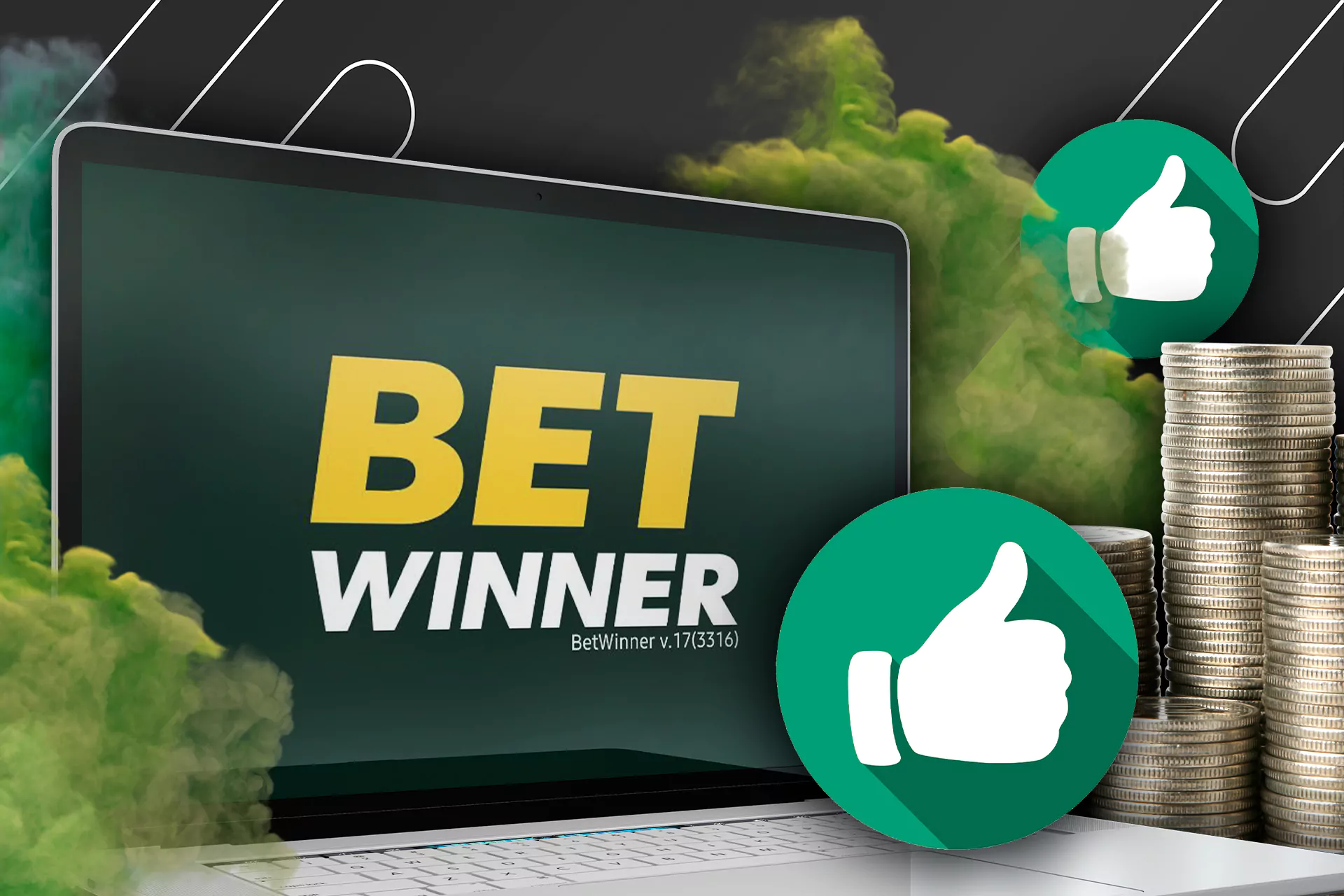 Register at Betwinner, make a deposit and place bets on sports.