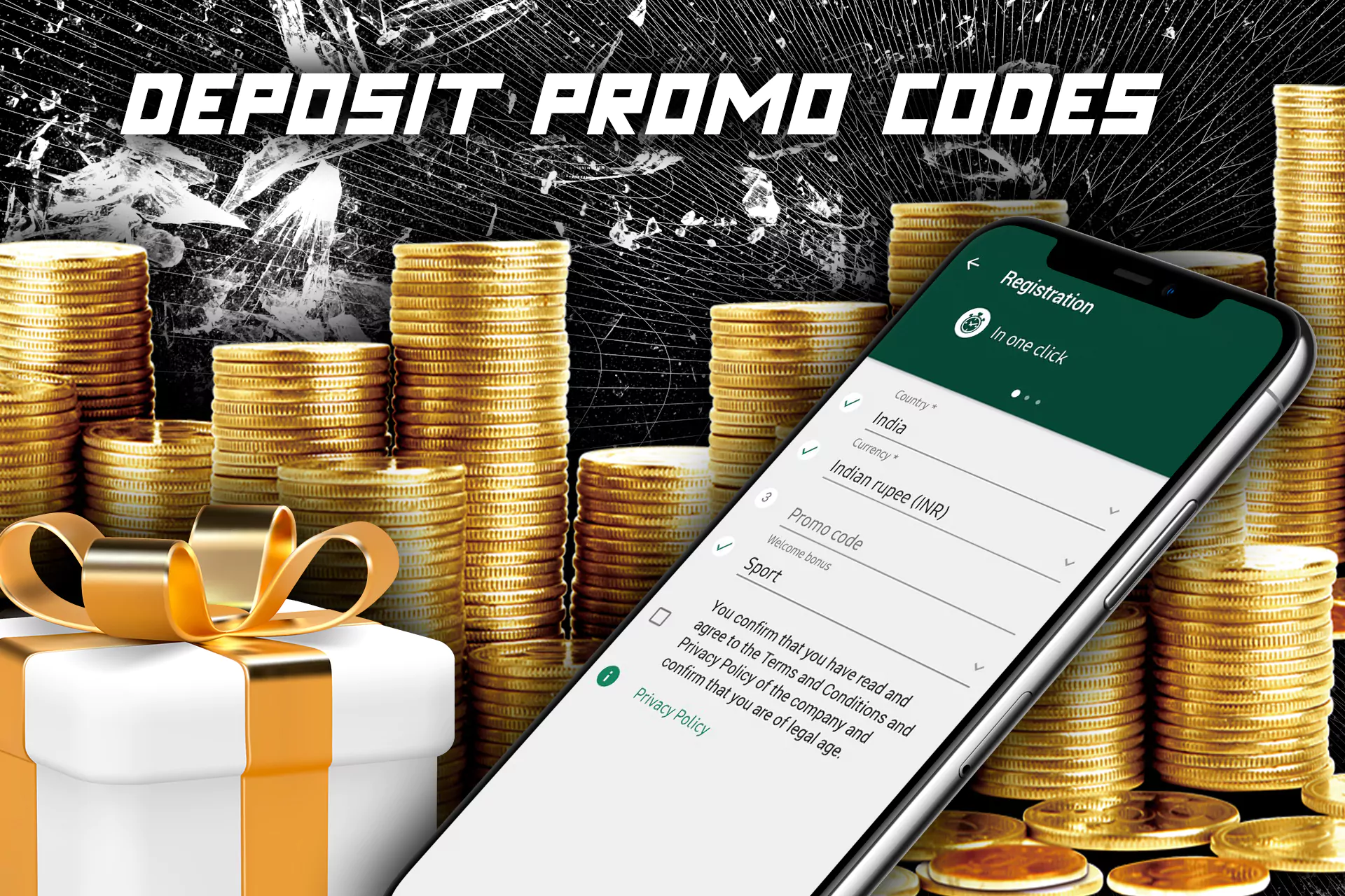 Deposit promo codes for cricket and sports betting.