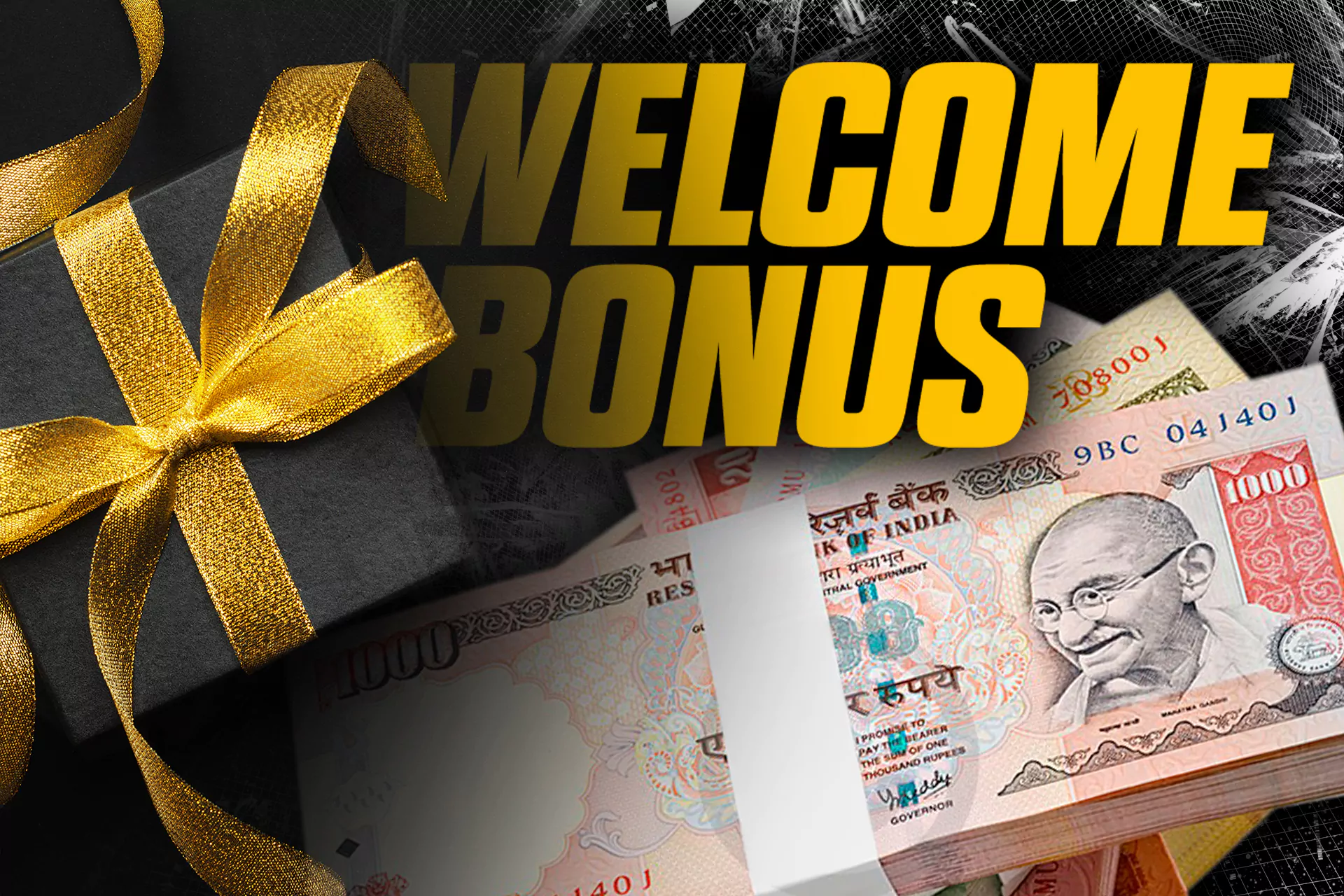 Welcome bonus on the the first deposit.