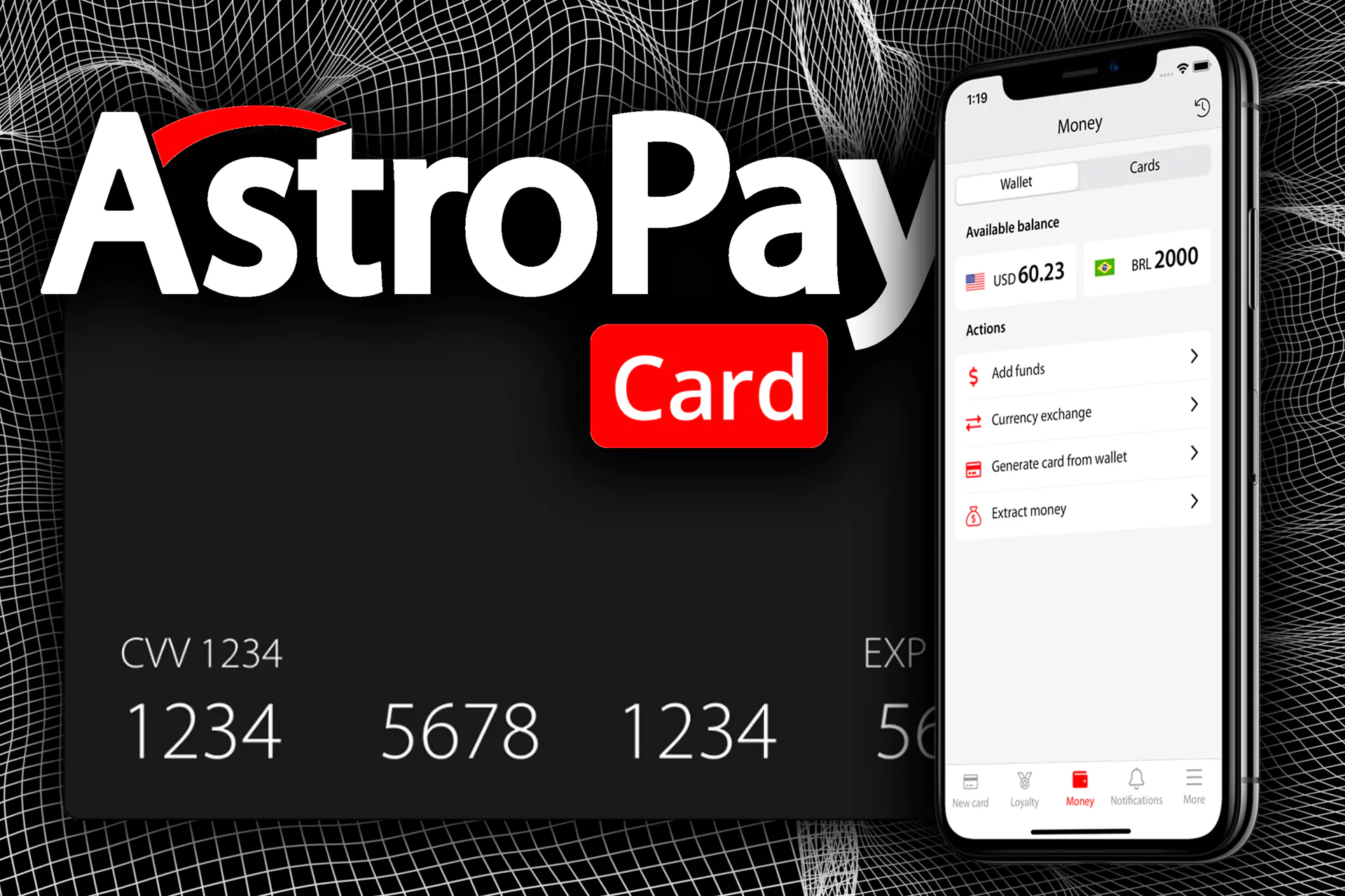 Download the Astropay mobile app for easy financial operations.