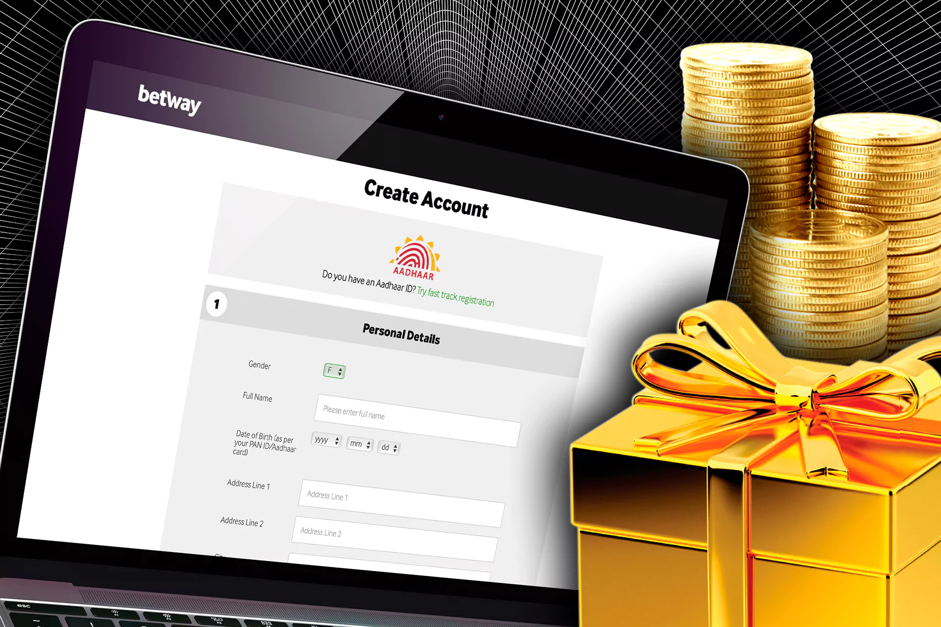 To get the welcome bonus from Betway, you should create an account and accept the bonus program terms and conditions.