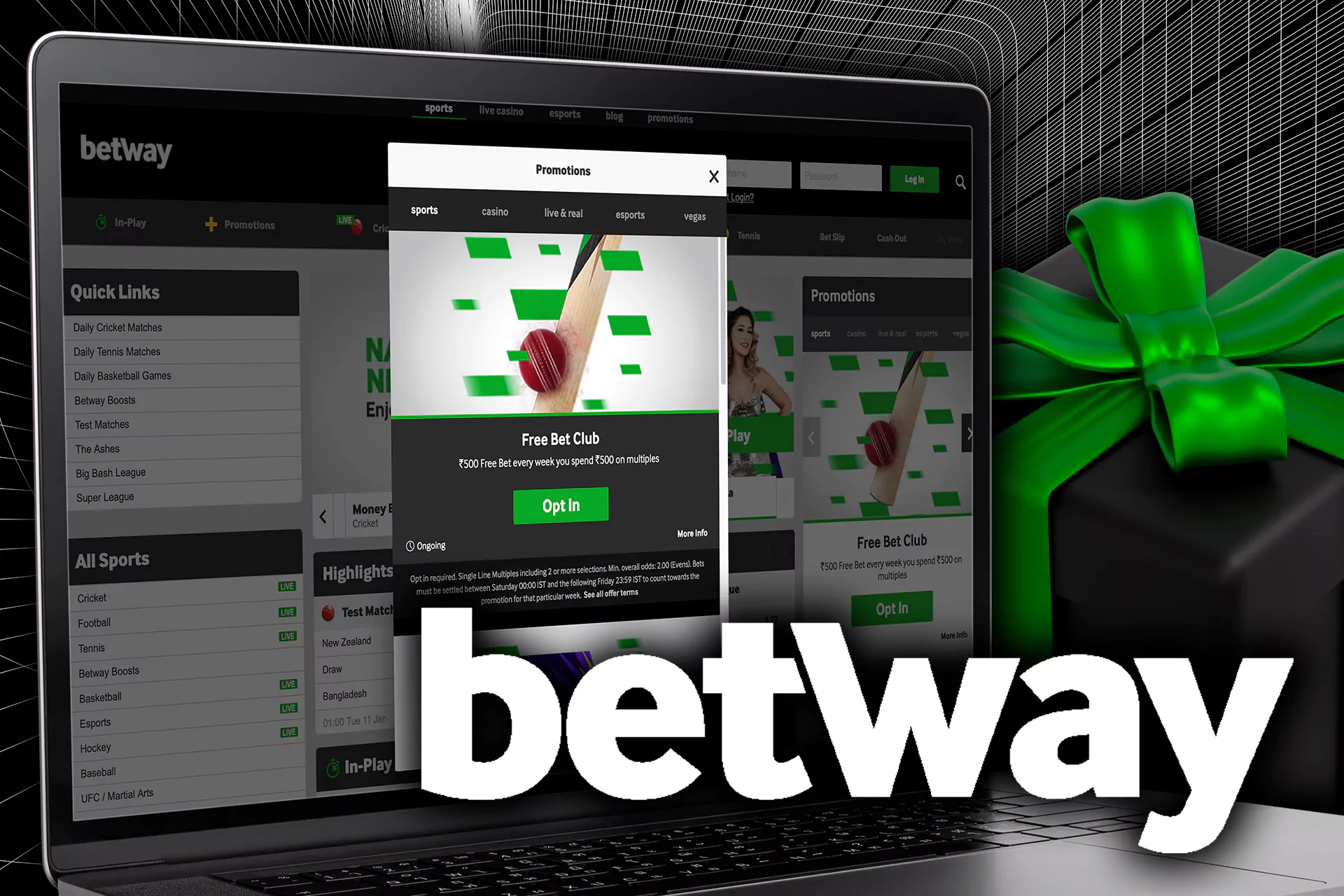 If you regularly place bets on Betway, you can become a member of the Loyalty Program.