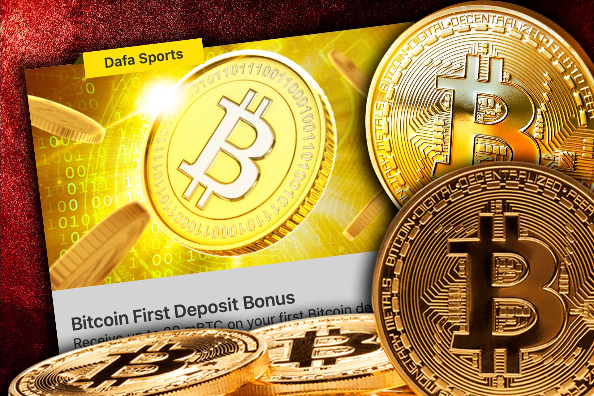 For new users who has cryptocurrency, there is also the additional first deposit bonus.