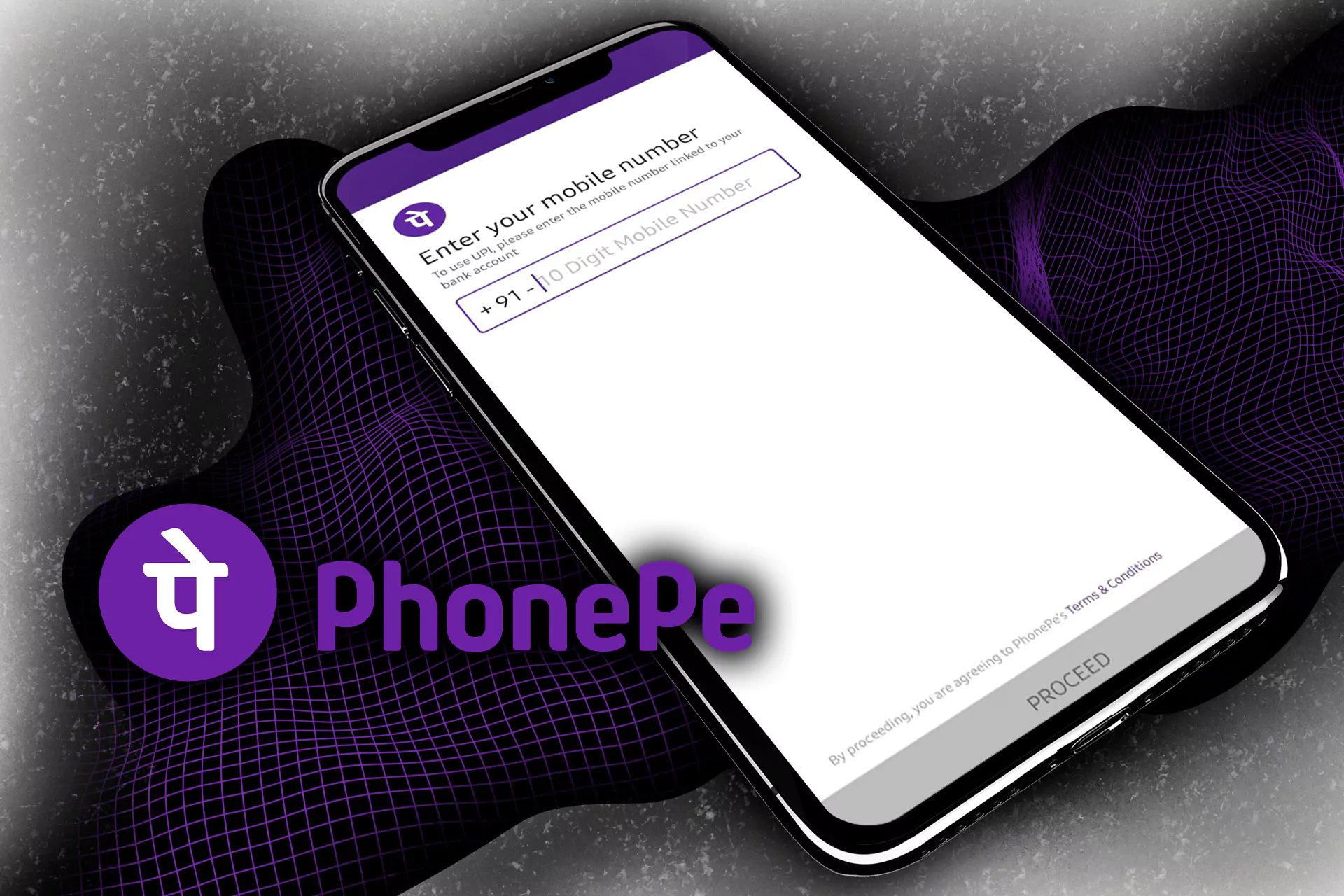 Install the PhonePe app and sign up.