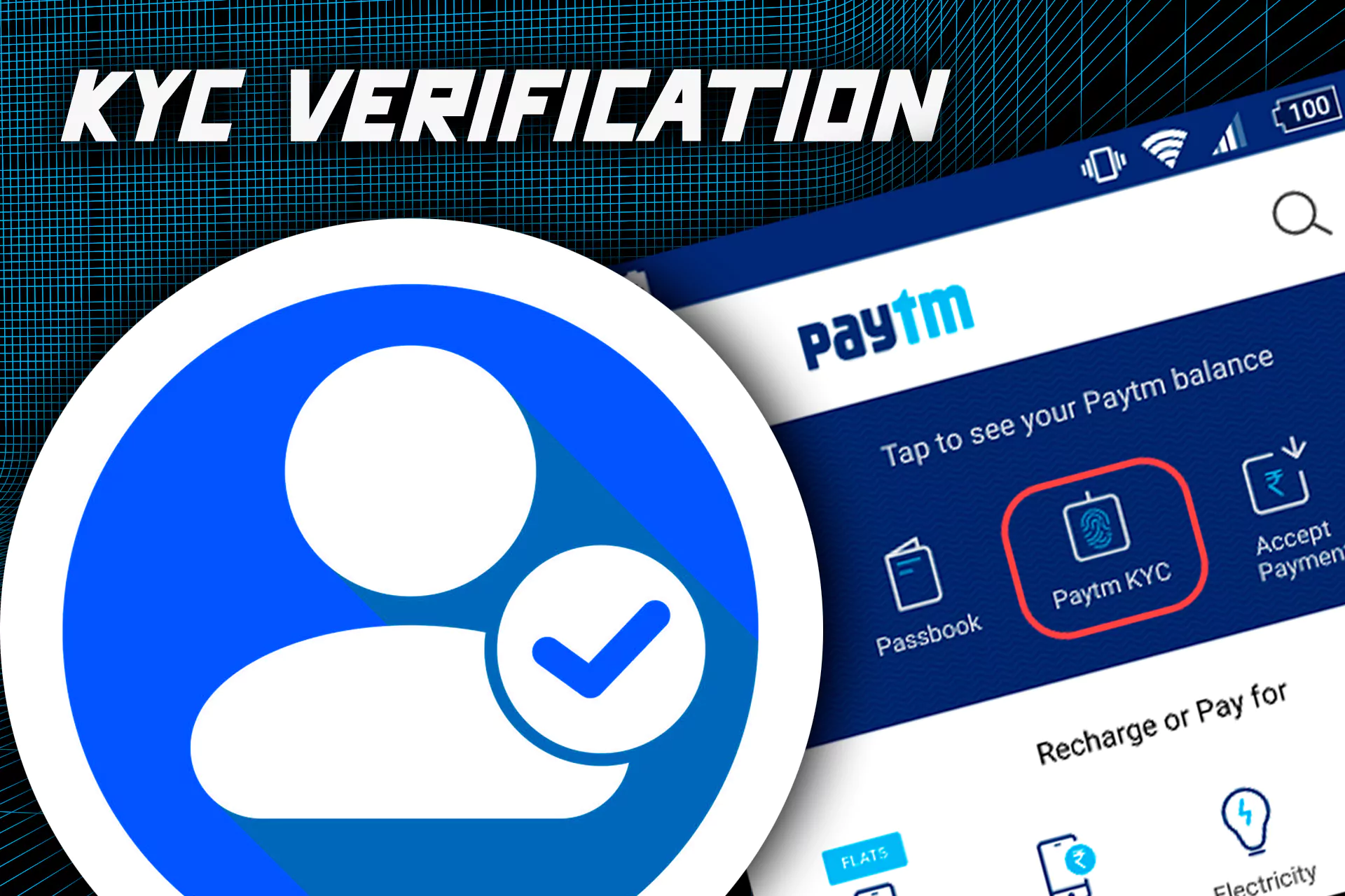 Pass the verification at the PayTM.