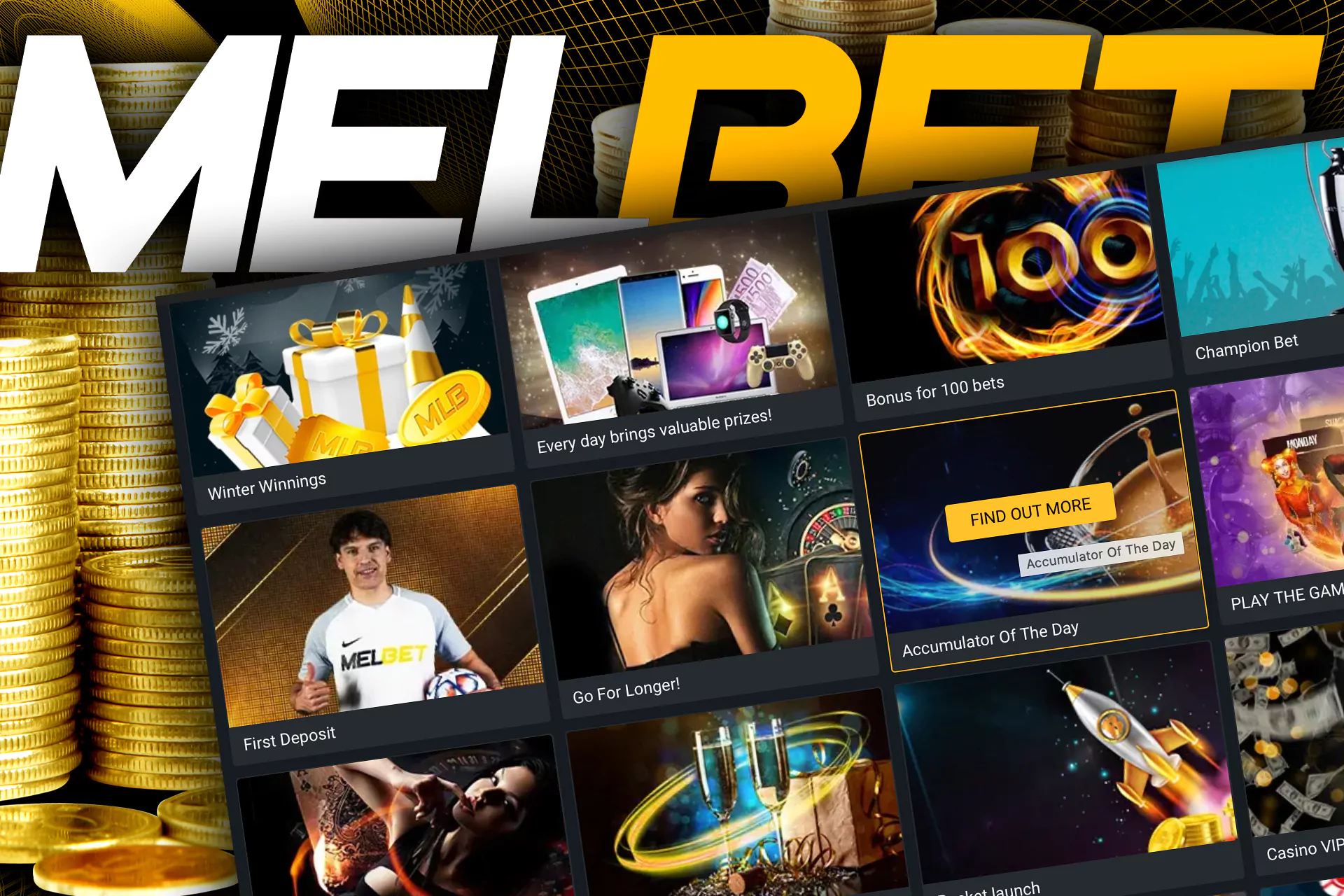 If you are not a newcomer at Melbet, look through the other bonus programs.