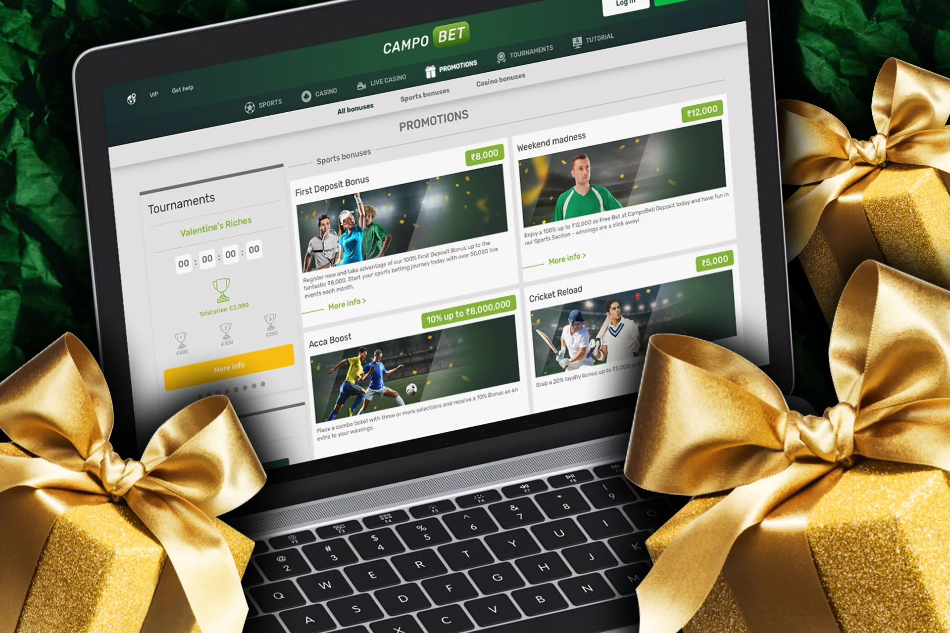 Campobet offers many other bonuses for regular bettors.