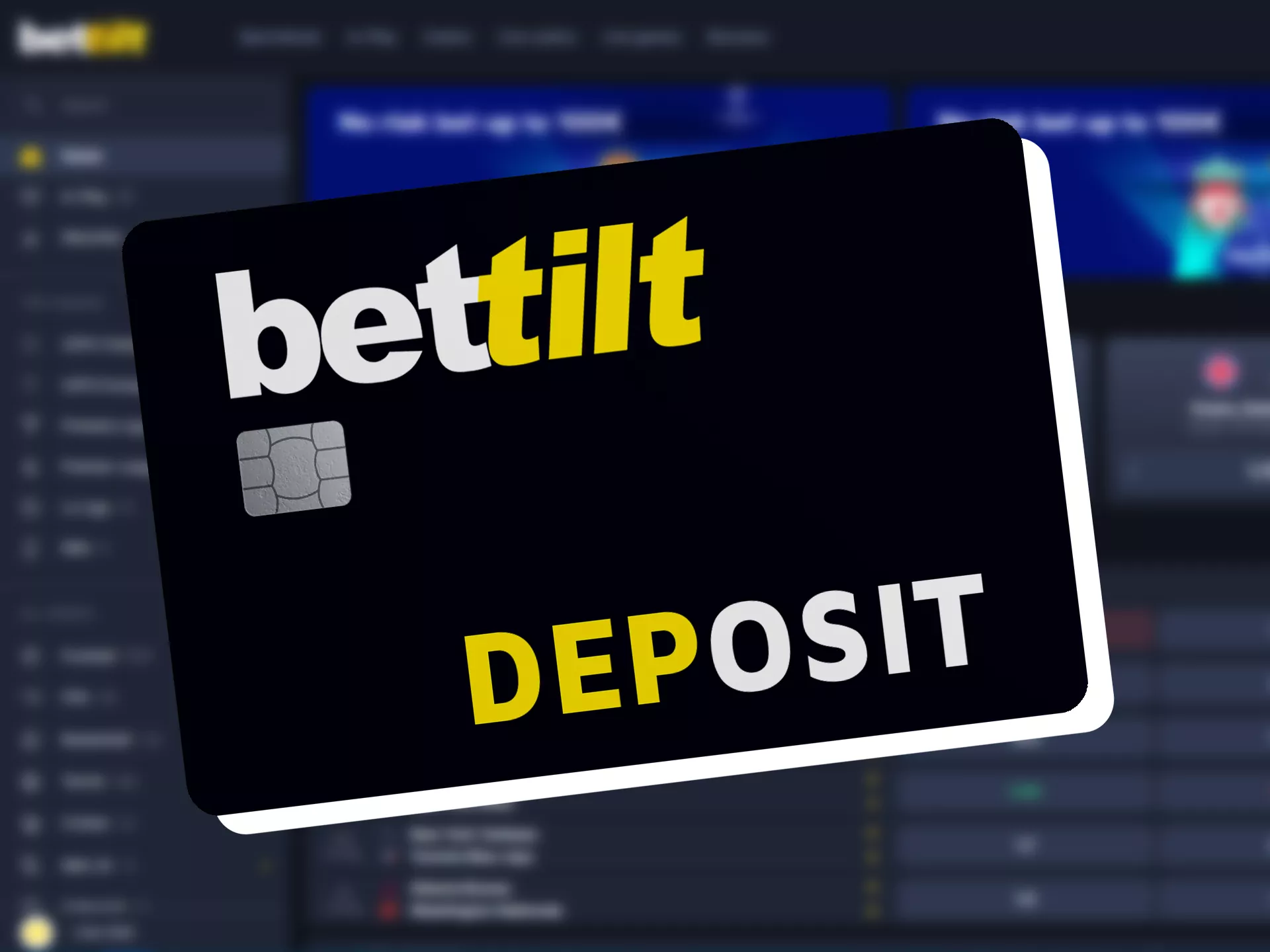 Use your favourite deposit method at Bettilt.