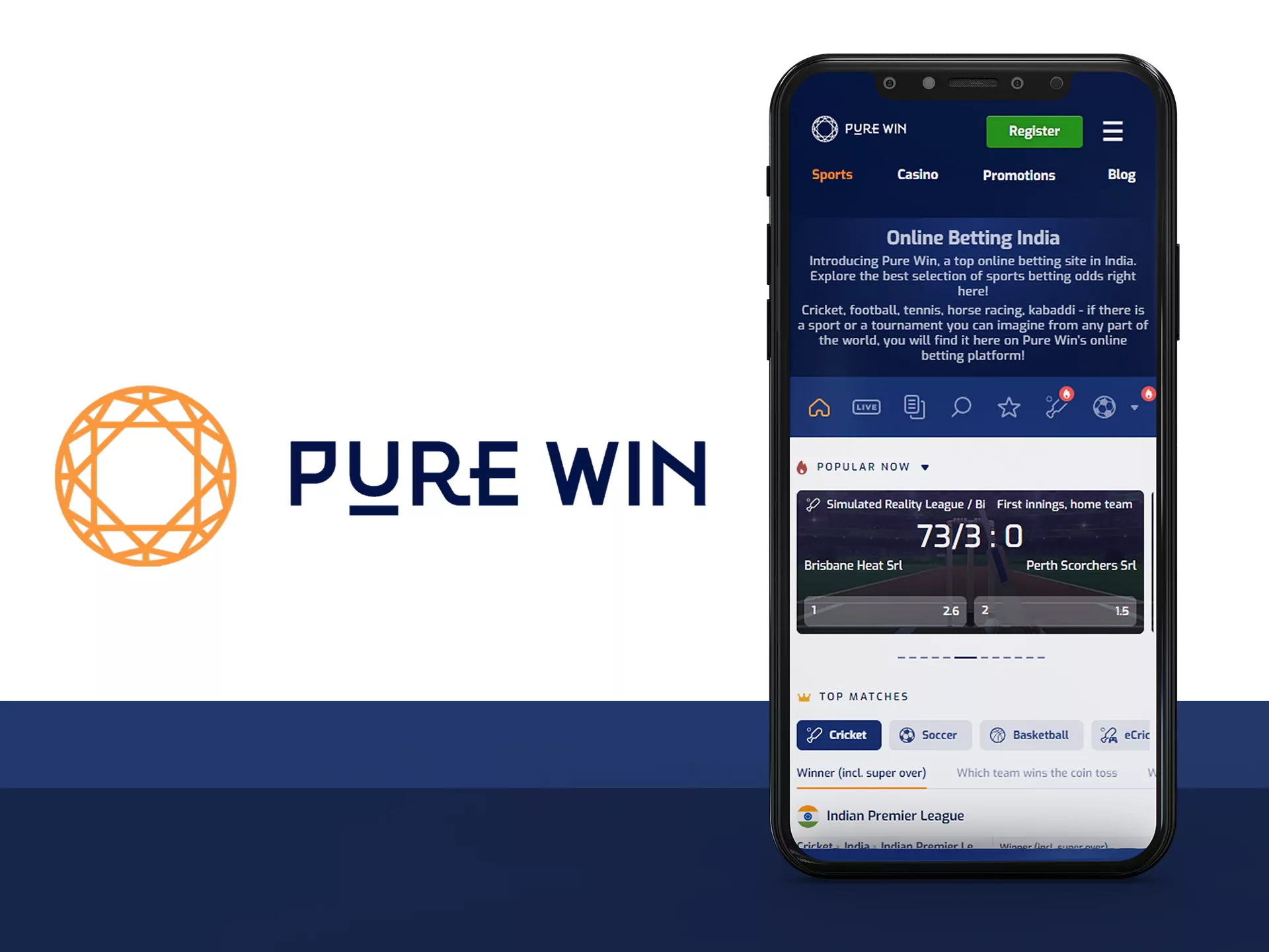 Win betting money in Pure Win iOS app.