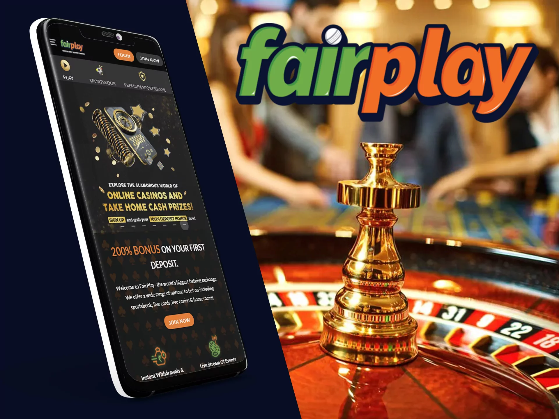 Win money with Fairplay casino app.