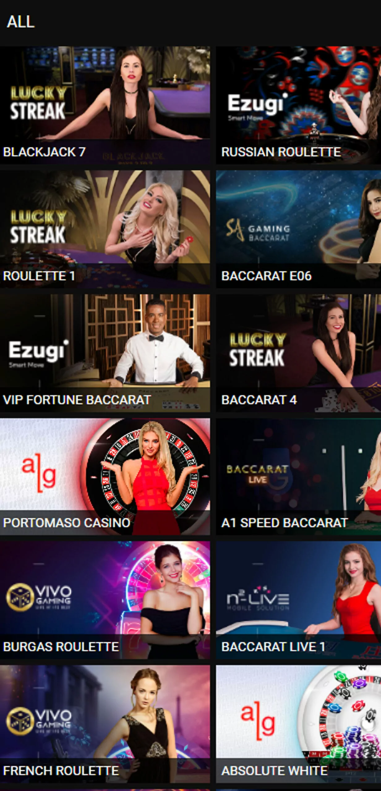 Play your favourite casino at Megapari.