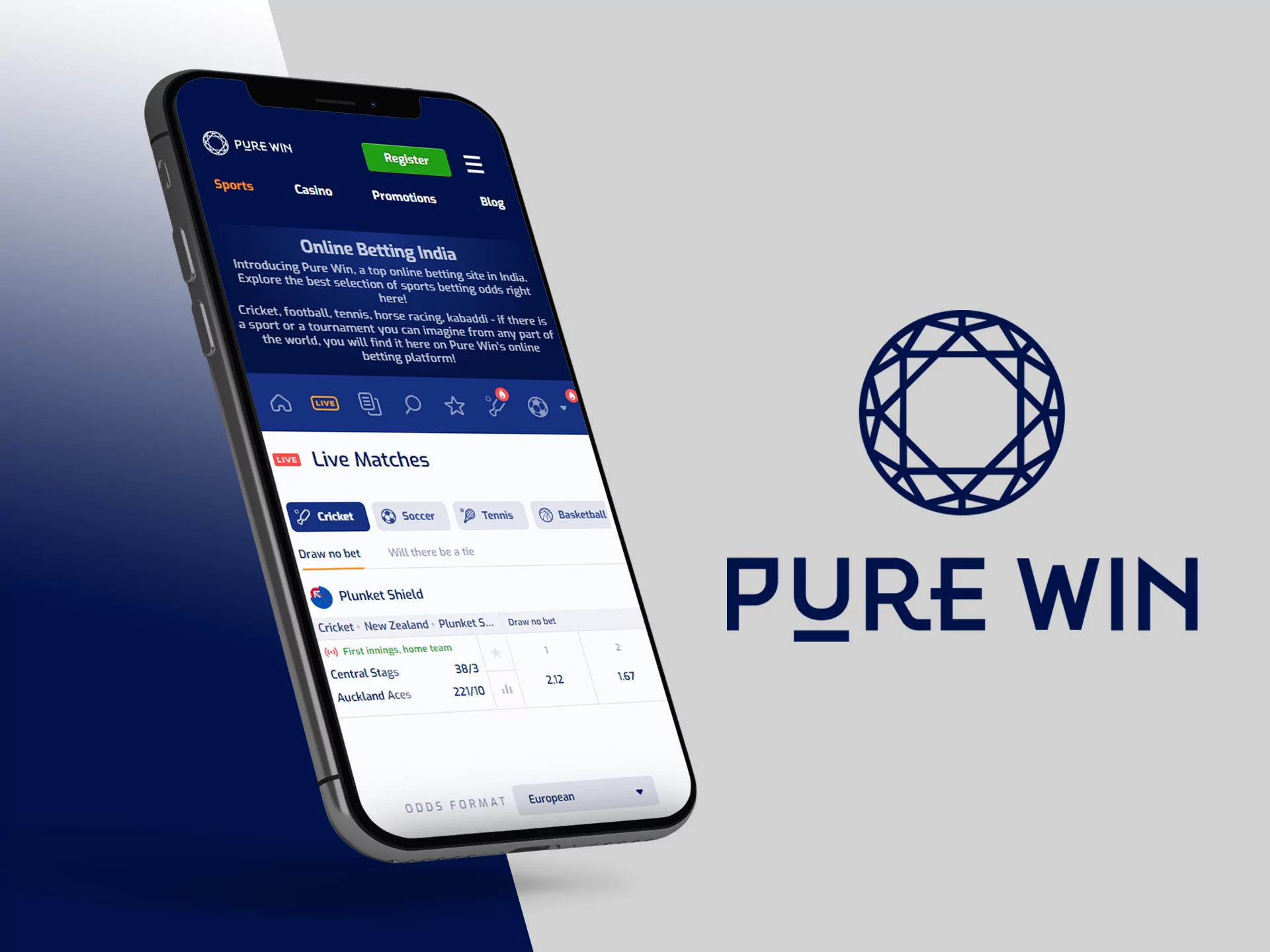 Bet in live format at Pure Win.