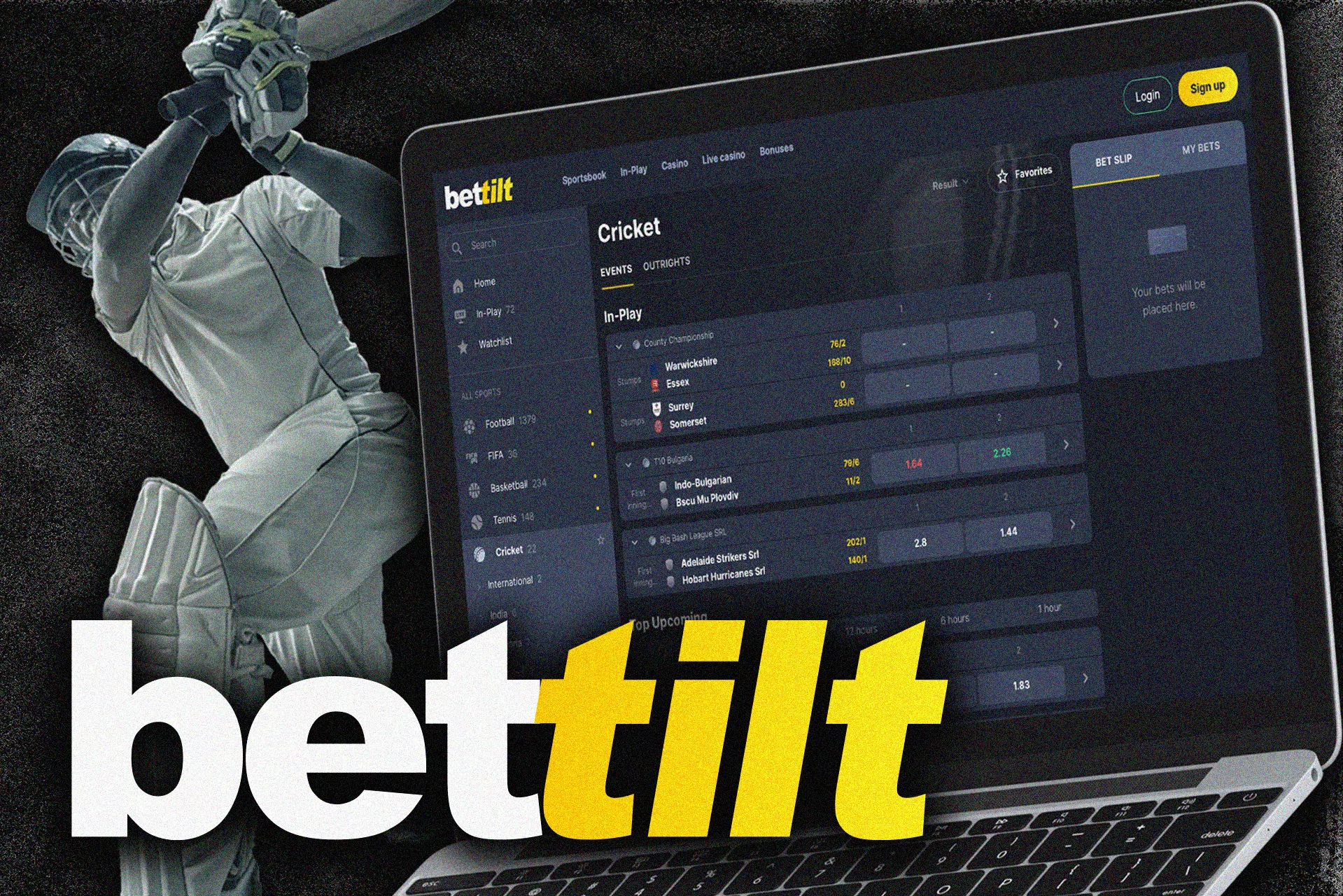 Bettilt official website for cricket betting.