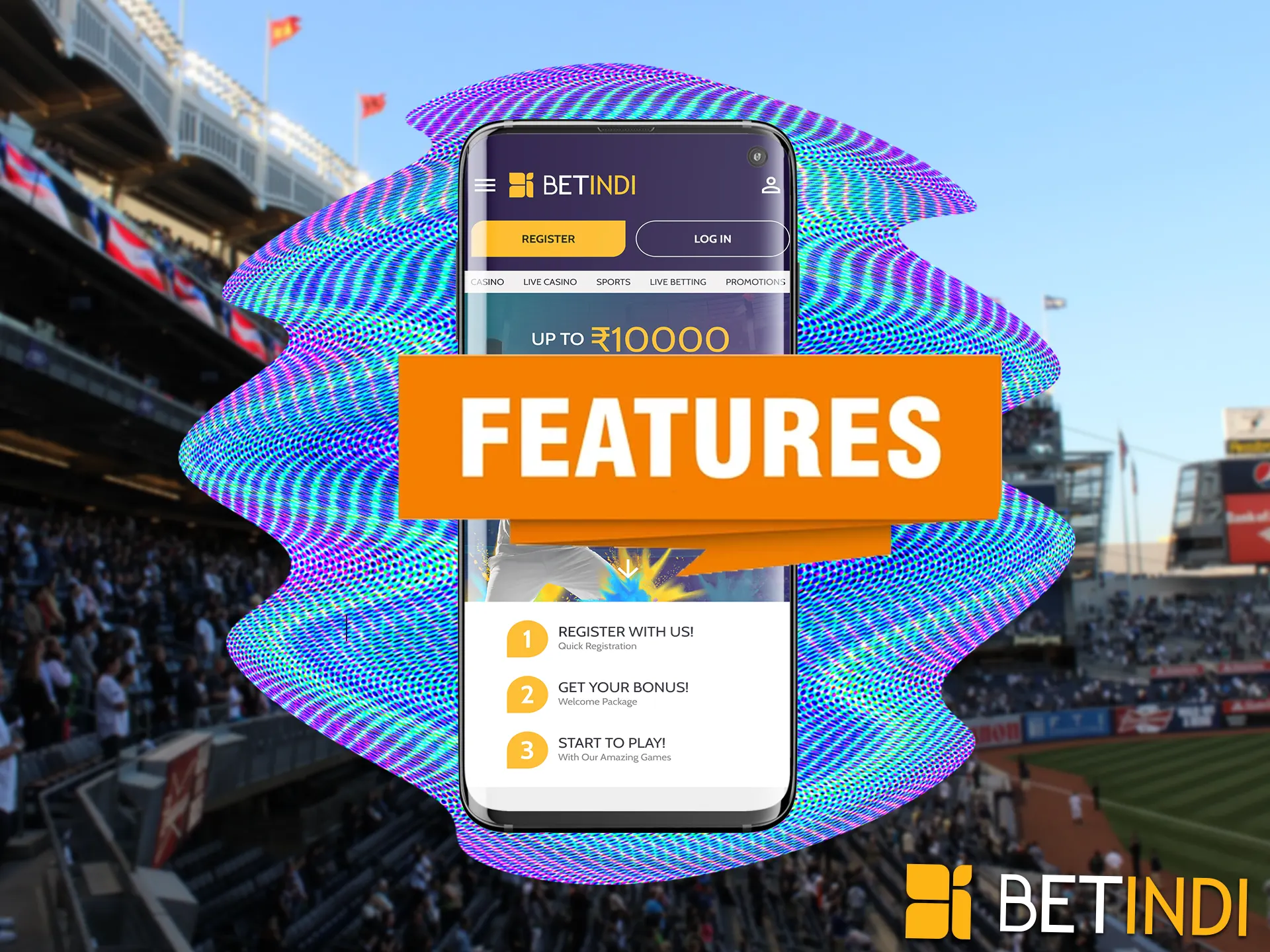 The BetIndi app has a wide range of functional advantages that make the game more comfortable.