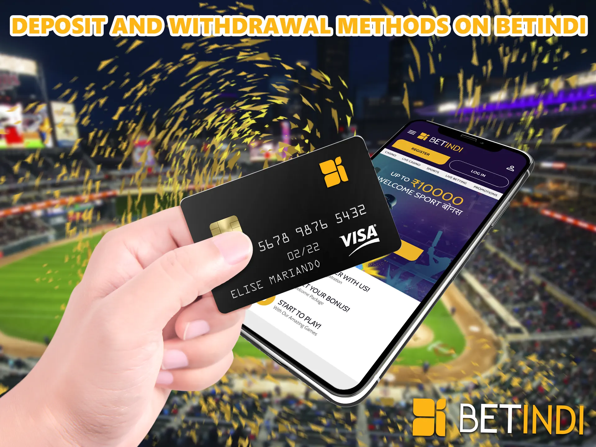 BetIndi betting site offers a large number of payment systems legally works in India.