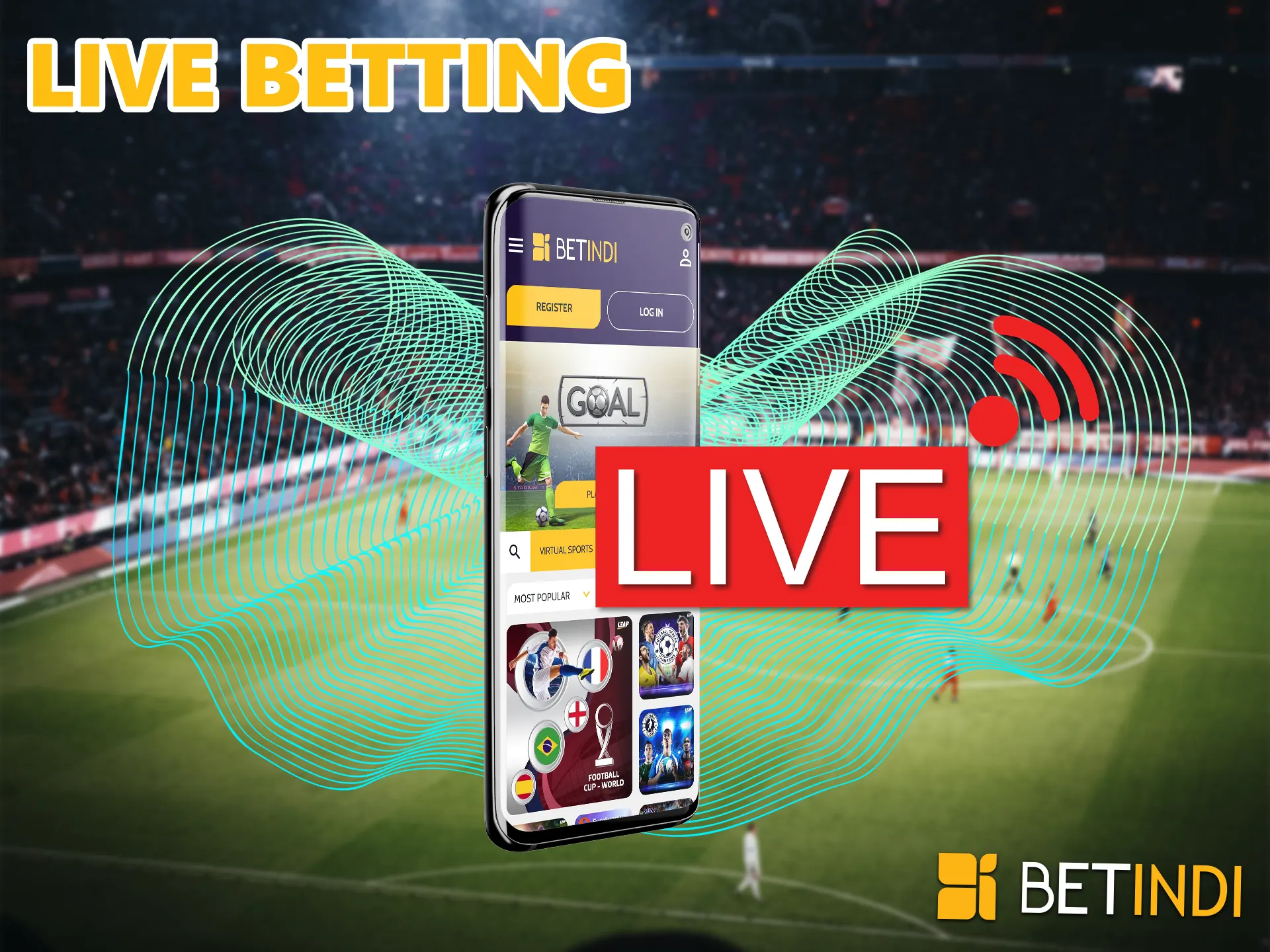 A feature that helps players make bets while enjoying the match online.