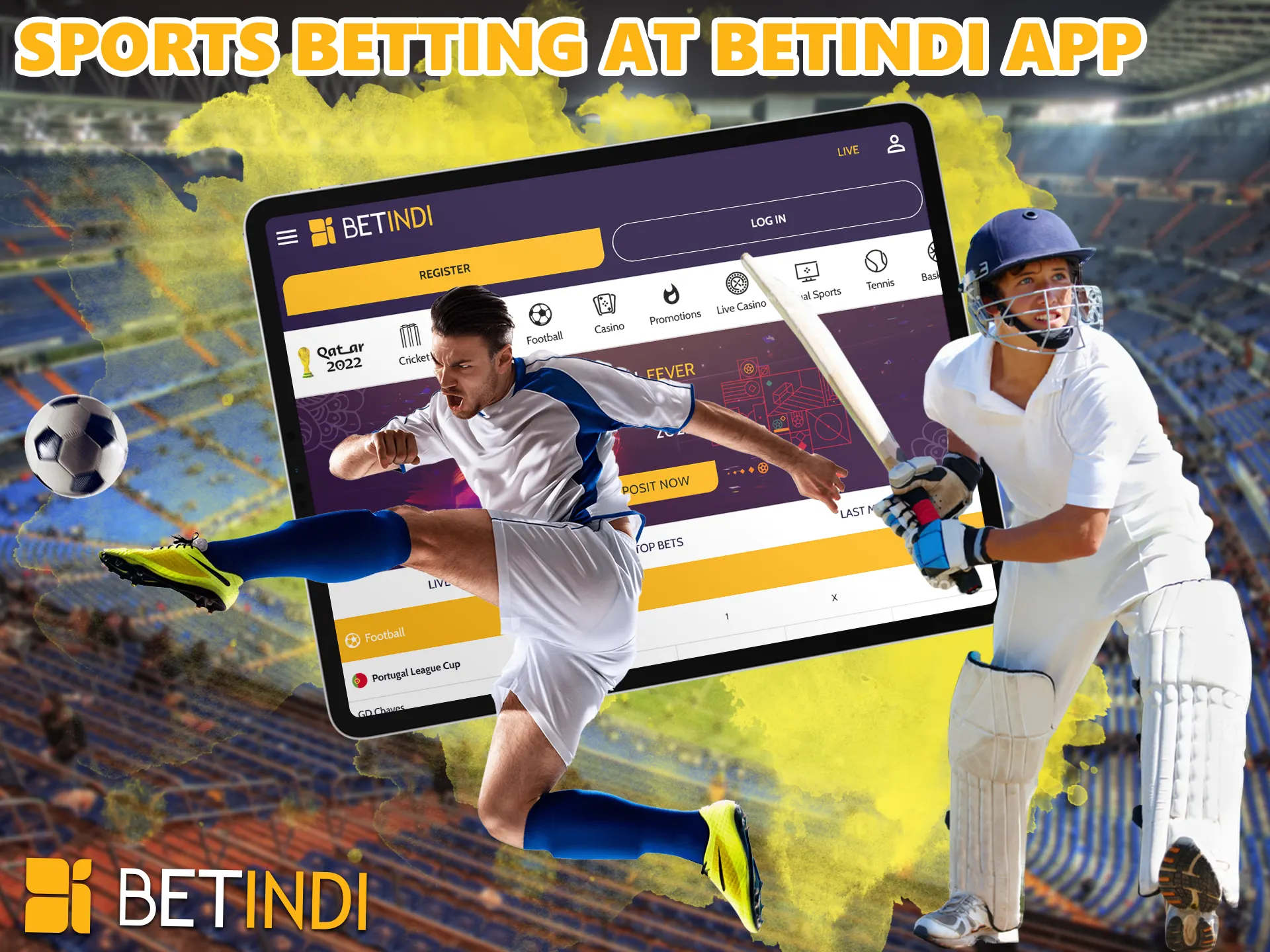There are 25 different sports in the BetIndi betting app, everyone will find something interesting.