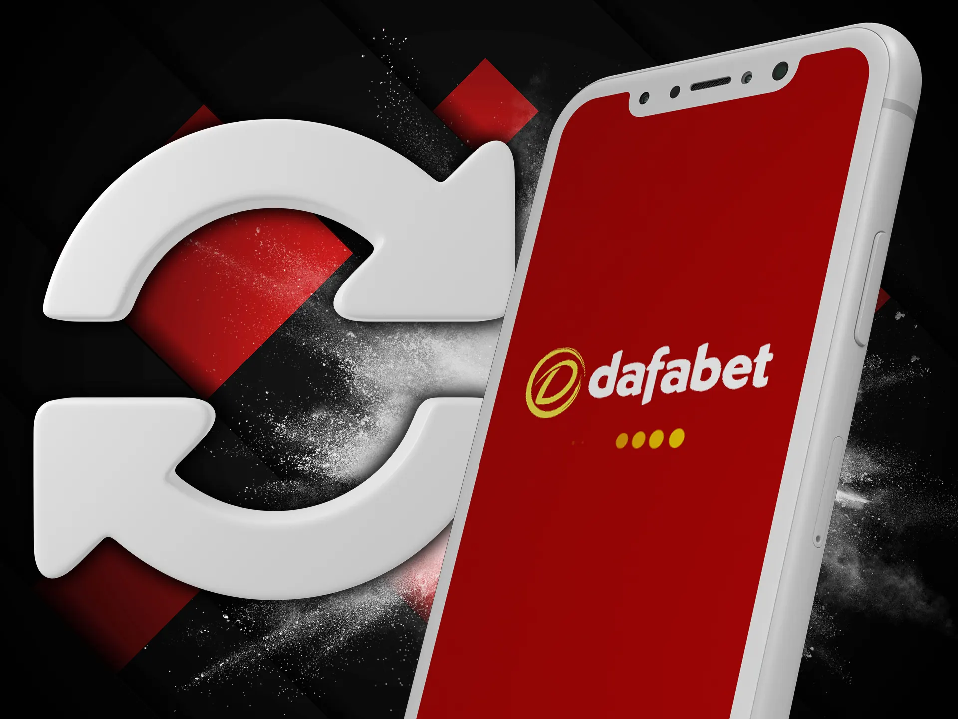 Dafabet app updates automatically after logging in.